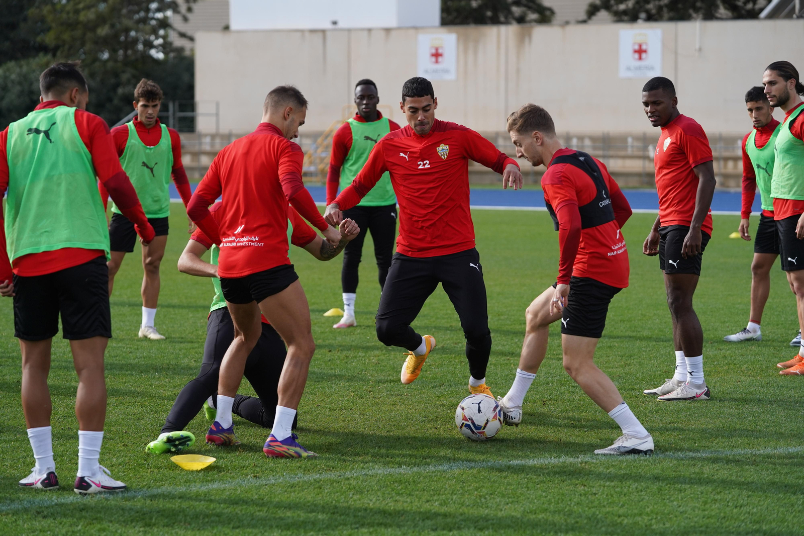 Fotogalería del entrenamiento del Almería, viernes 27