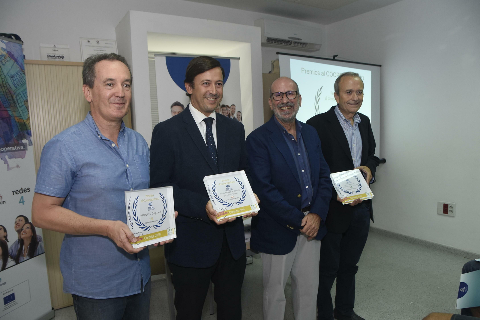 Momento de la entrega de premios de Faecta Córdoba.