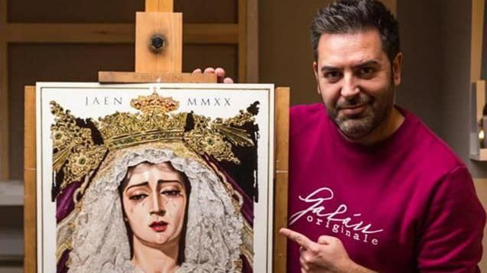 El torrecampeño Francisco Galán ya fue el cartelista de la Semana Santa de Jaén en 2020.