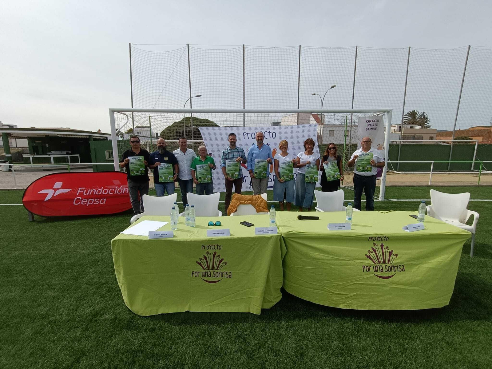 La presentación del torneo OncoFútbol.