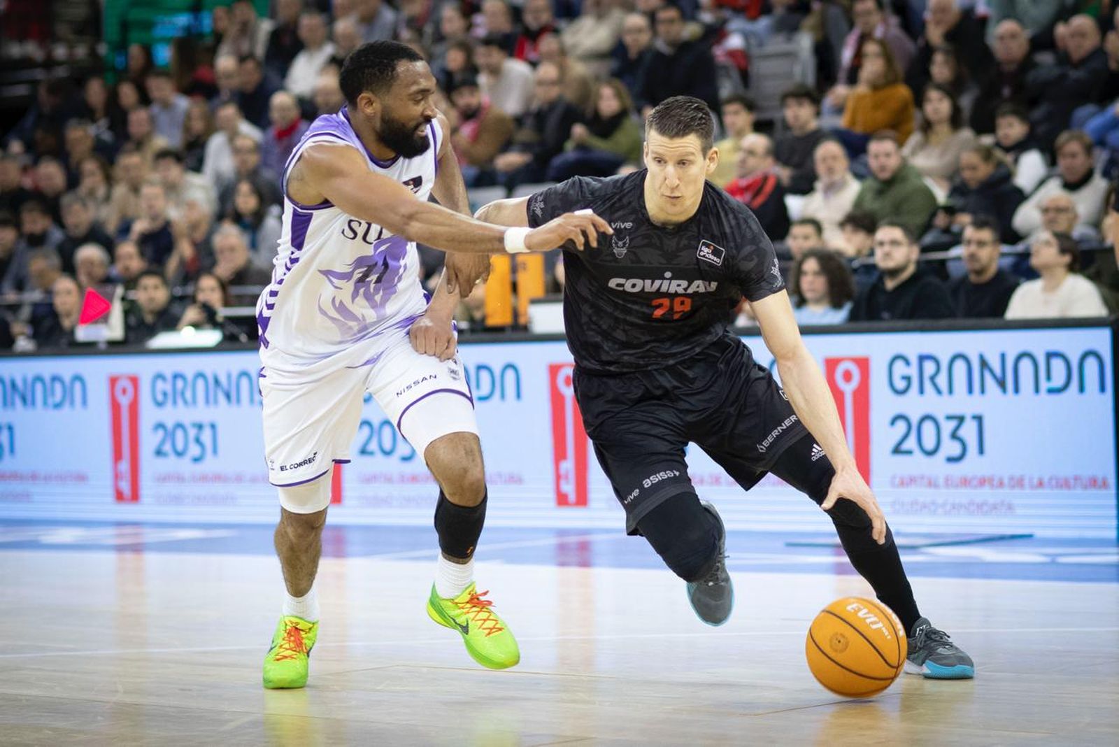 Ataque de Bozic en el partido de este sábado