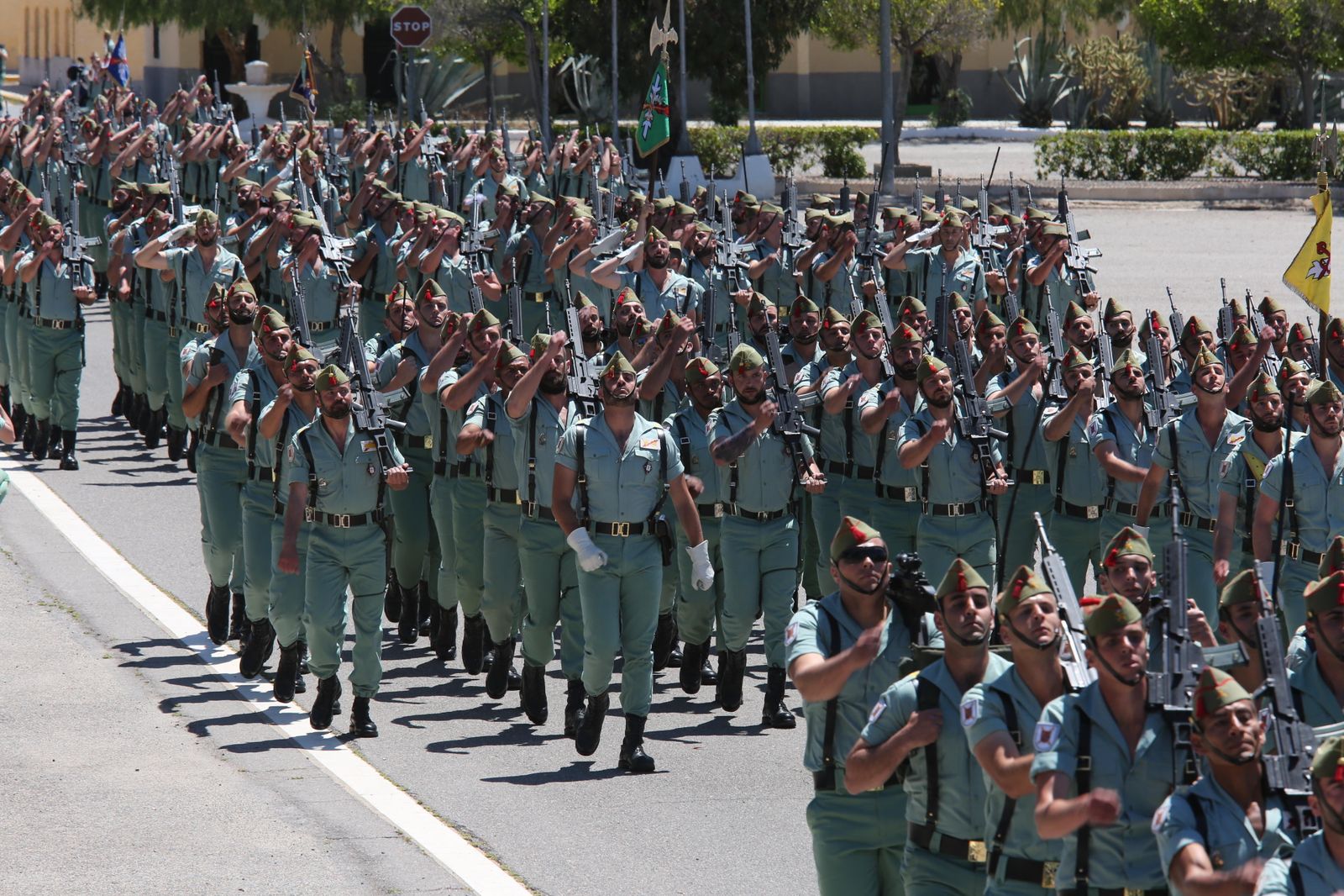 El Tercio Don Juan de Austria vive un vibrante y emotivo sábado legionario