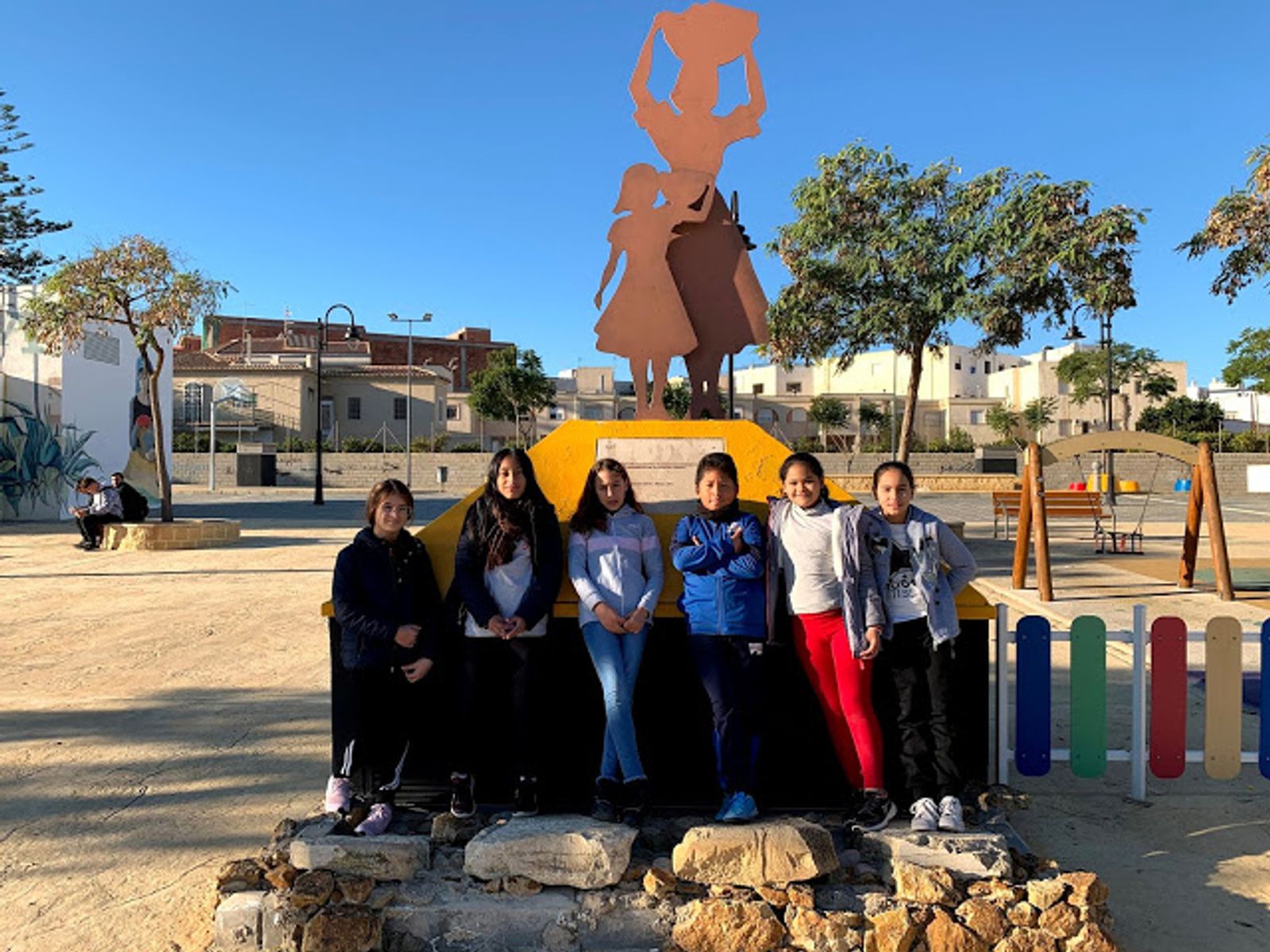 Alumnos del centro veratense