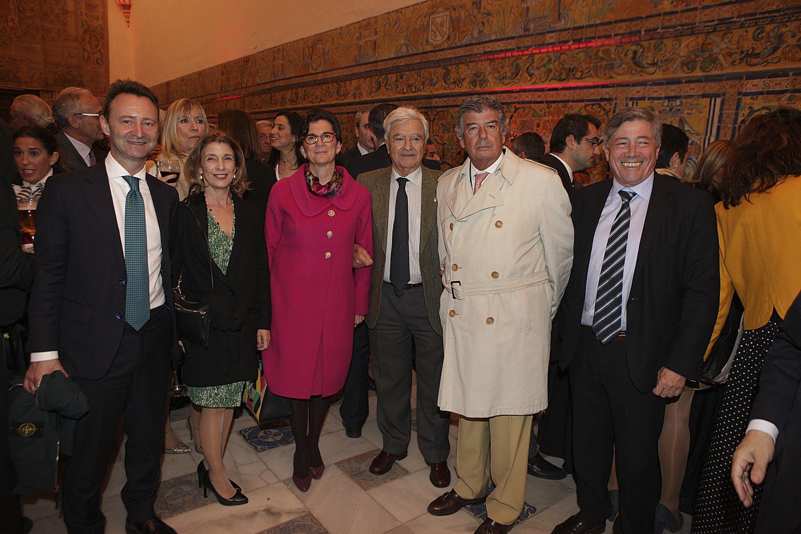 Ricardo Astorga, María Victoria García Añoveros, Encarnación Molino, Francisco Baena Bocanegra, Pedro Álvarez y Rafael Salgueiro.