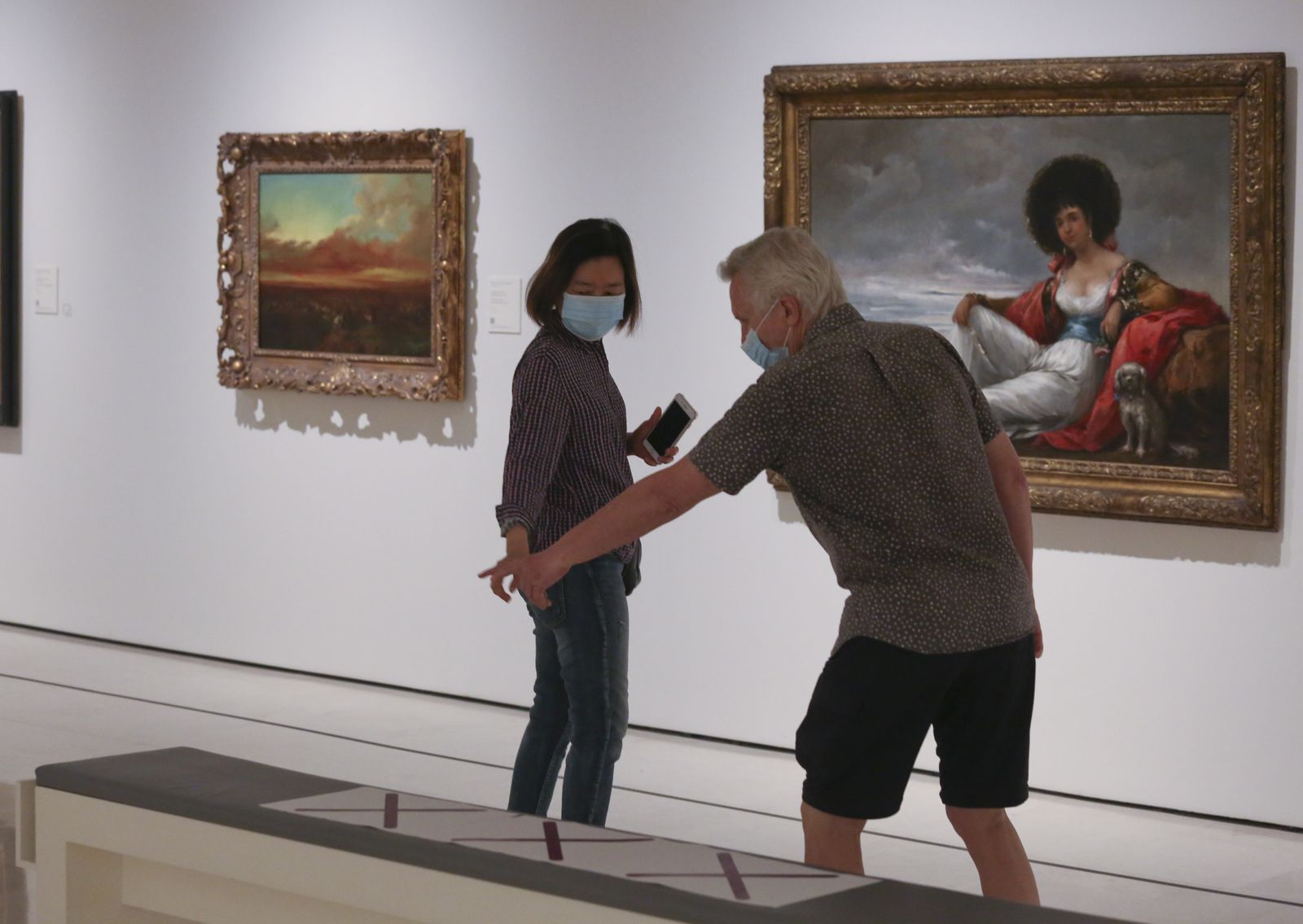 Las fotos del (tímido) reencuentro con los museos en Málaga