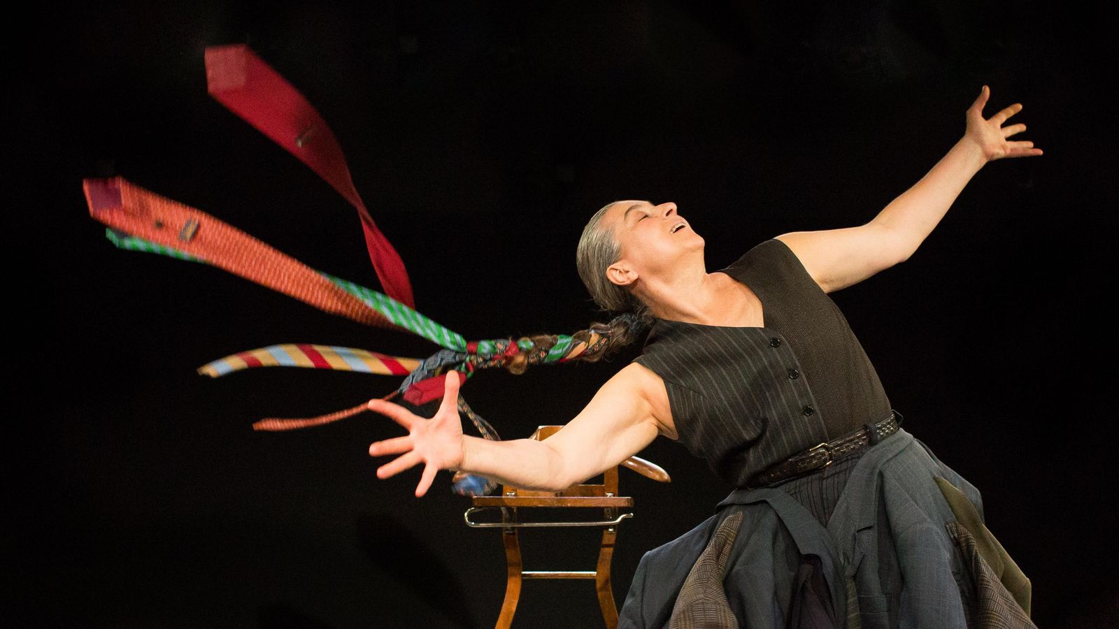 Ester Bellver presenta su espectáculo 'Requiem'.