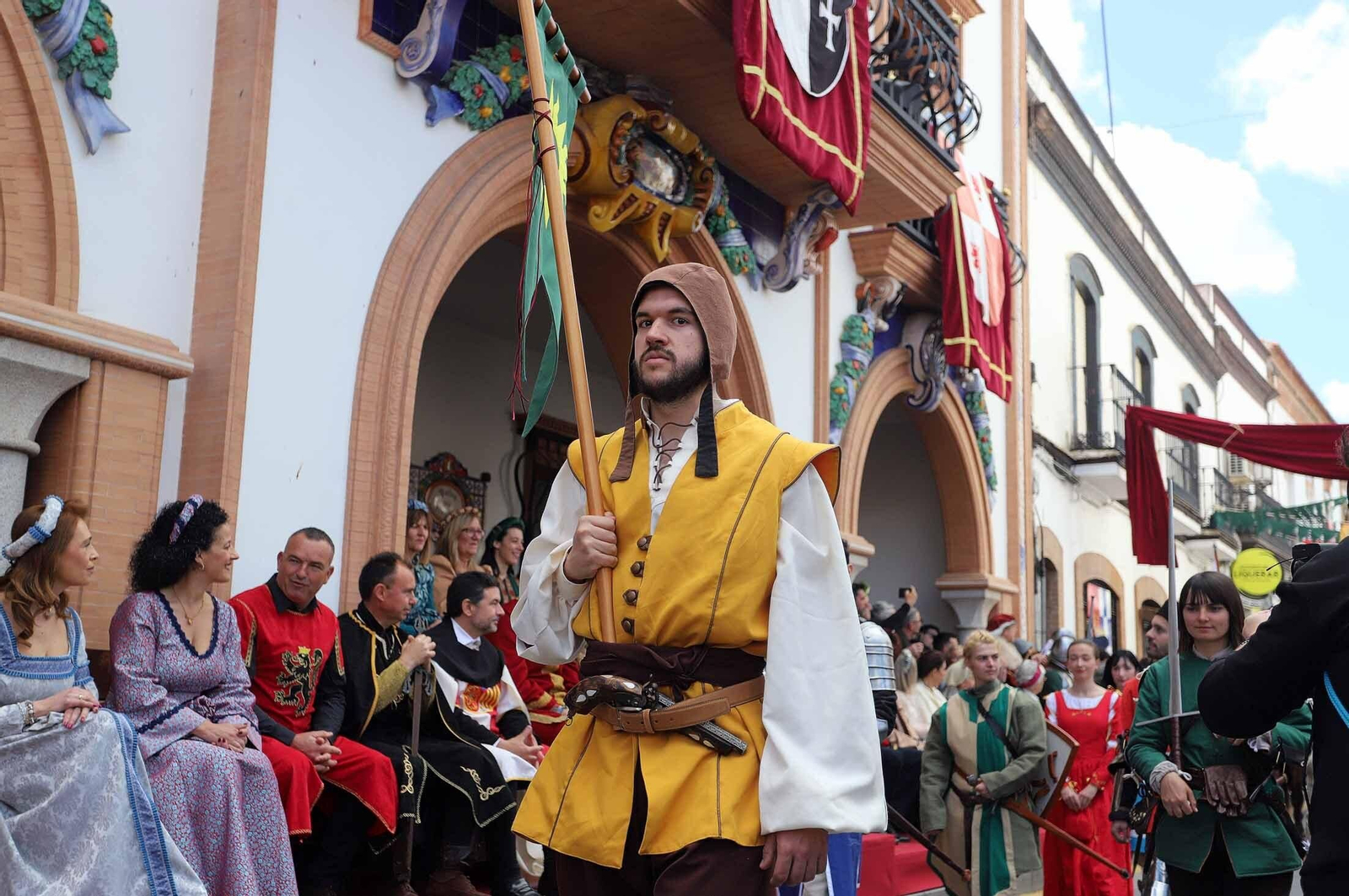 Imágenes del gran ambiente en la Feria Medieval de Palos de la Frontera, Huelva