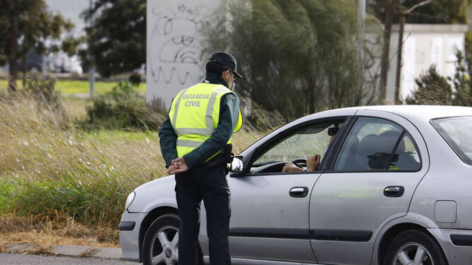 Un control de la Guardia Civil.