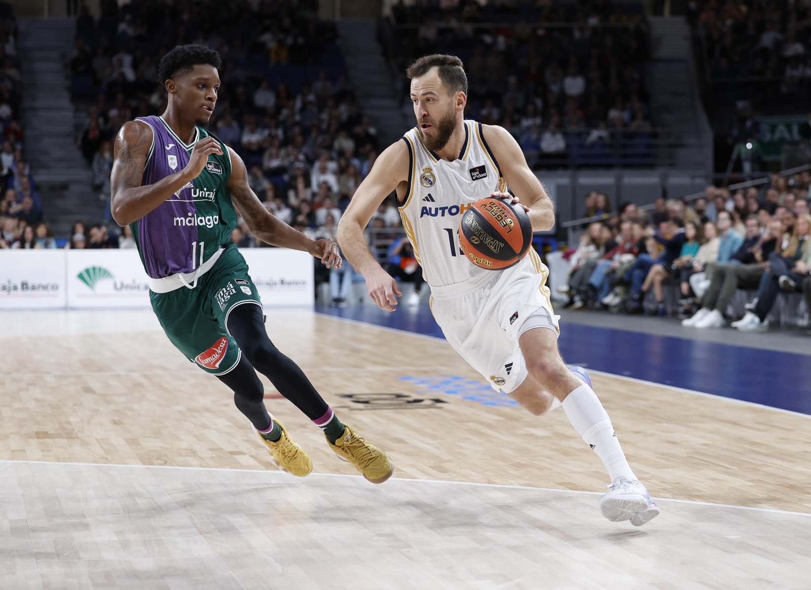 Sergio Rodríguez, ante el Unicaja esta temporada