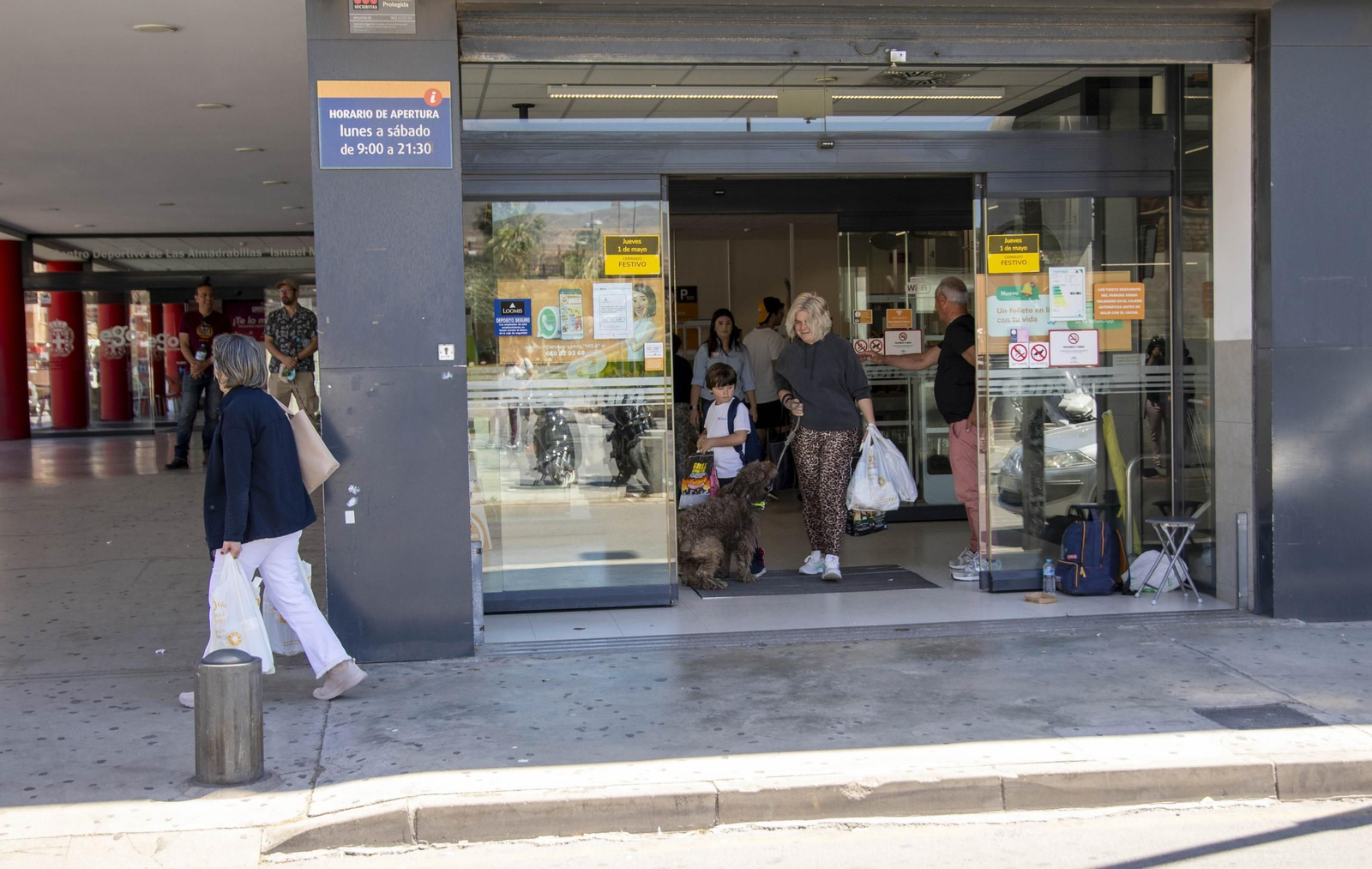 Las imágenes del apagón en Almería