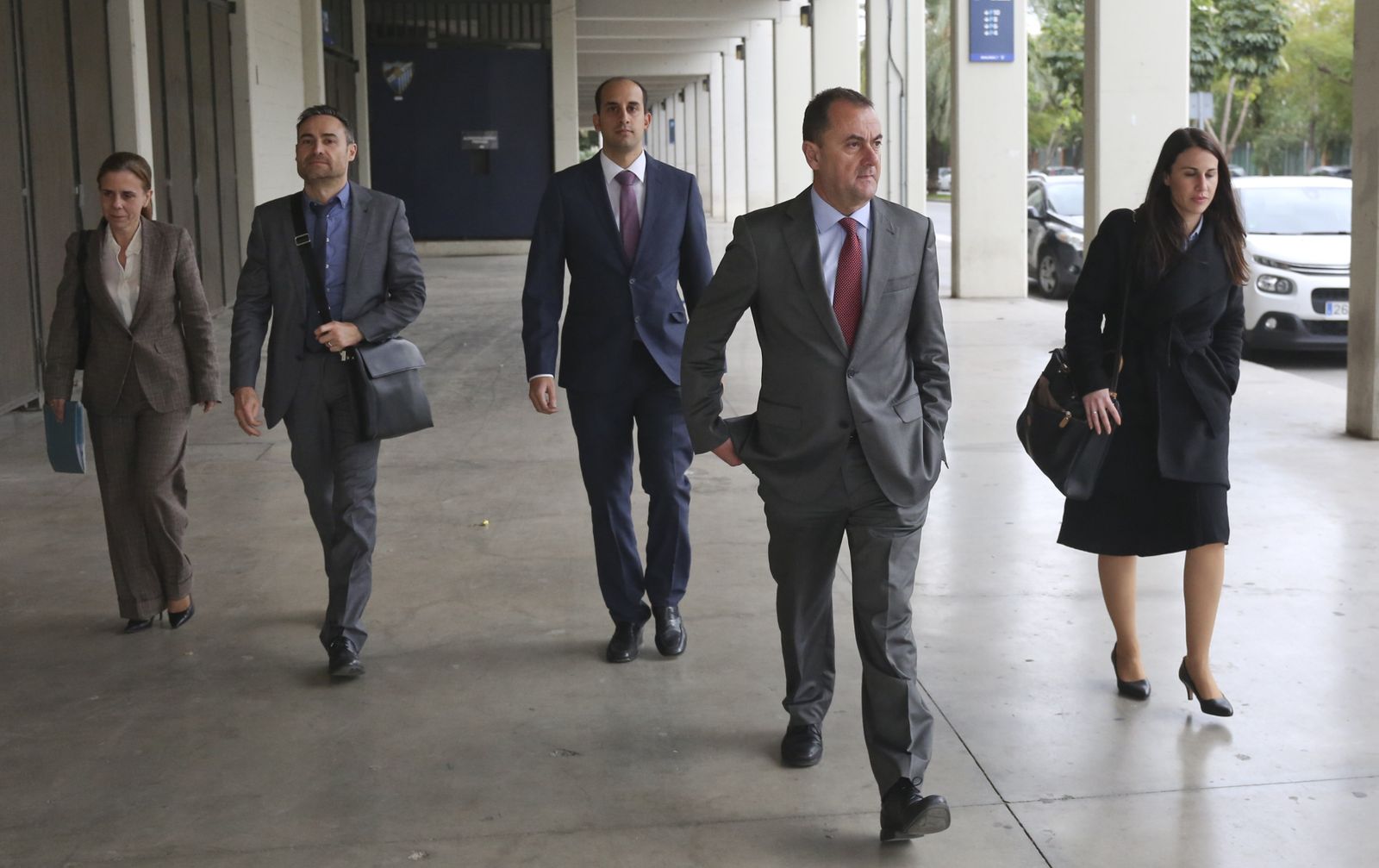 Las fotos del primer día en La Rosaleda del administrador José María Muñoz Jiménez