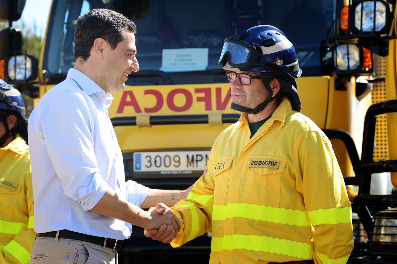 Imágenes de la presentación del Plan Infoca 2024 de prevención de incendios forestales