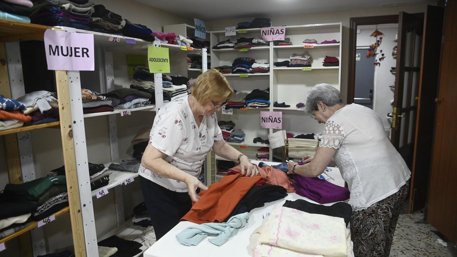 Pilar García y María Antonia Gallardo en Uno a Uno