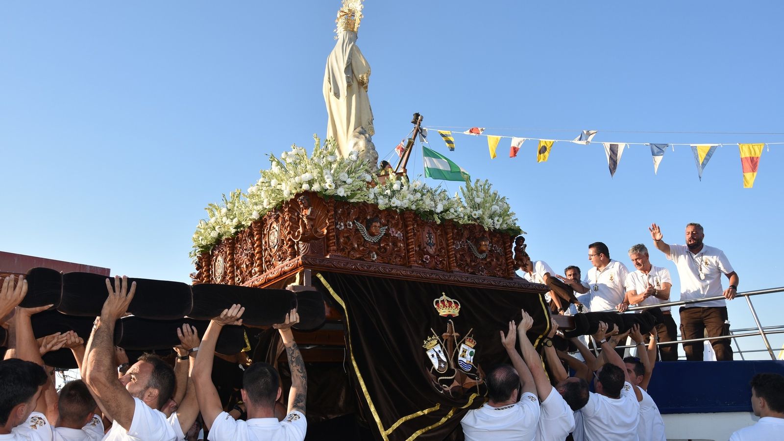 Procesión de la Virgen del Carmen en Punta Umbría.