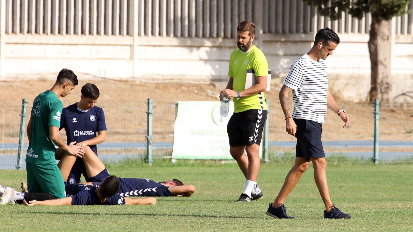 Imágenes del entrenamiento del Xerez DFC en el 'Pepe Ravelo' de Chapín