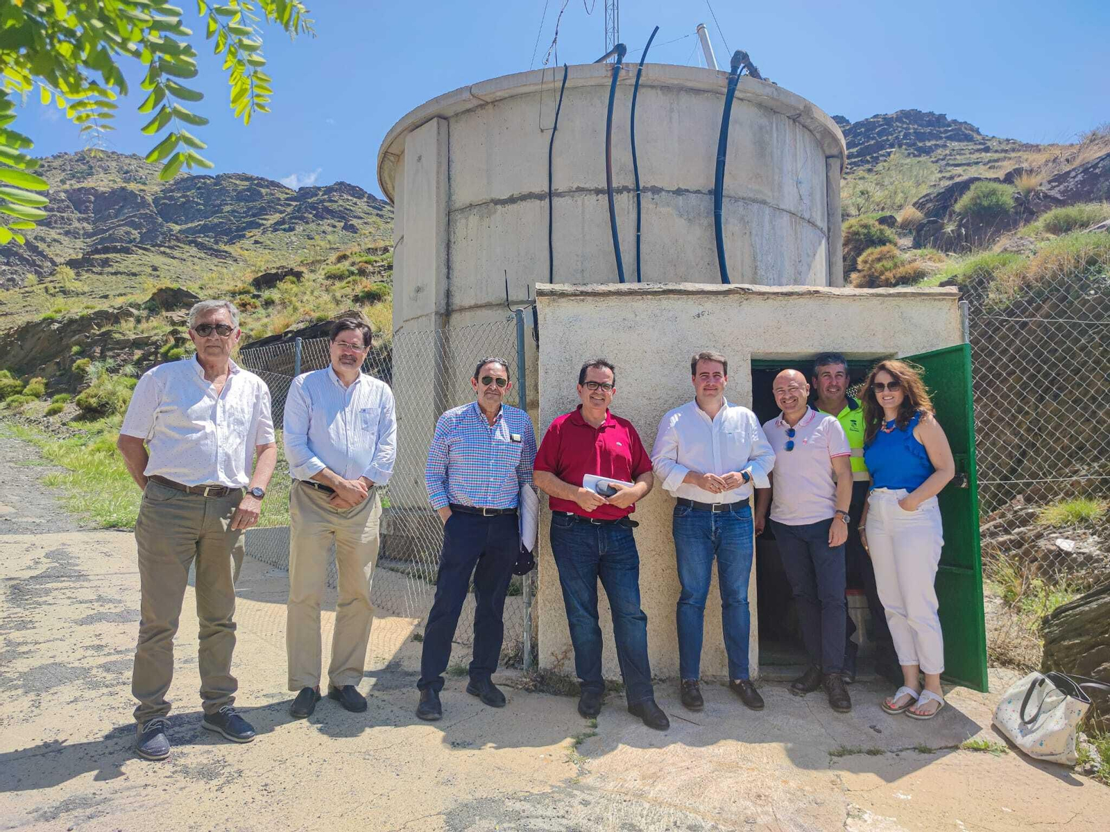 Visita a las nuevas instalaciones que ha construido la Diputación Provincial.