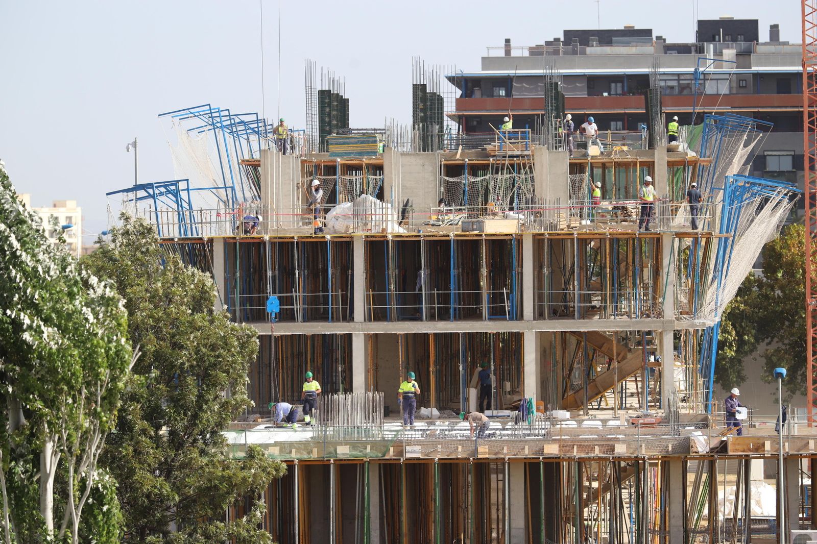 Edificio en construcción.