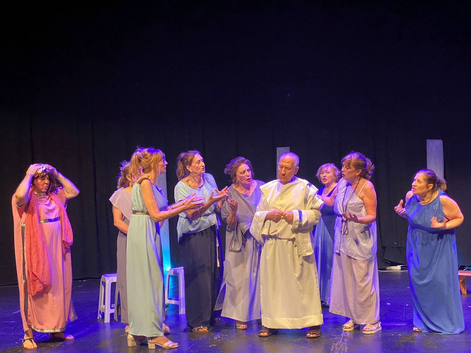 Un instante de una representación pasada.