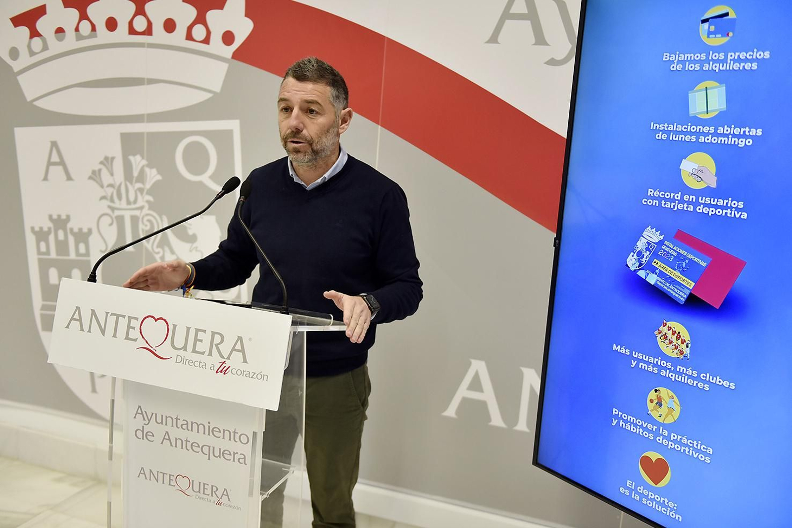 Juan Rosas, delegado municipal de Deportes de Antequera.