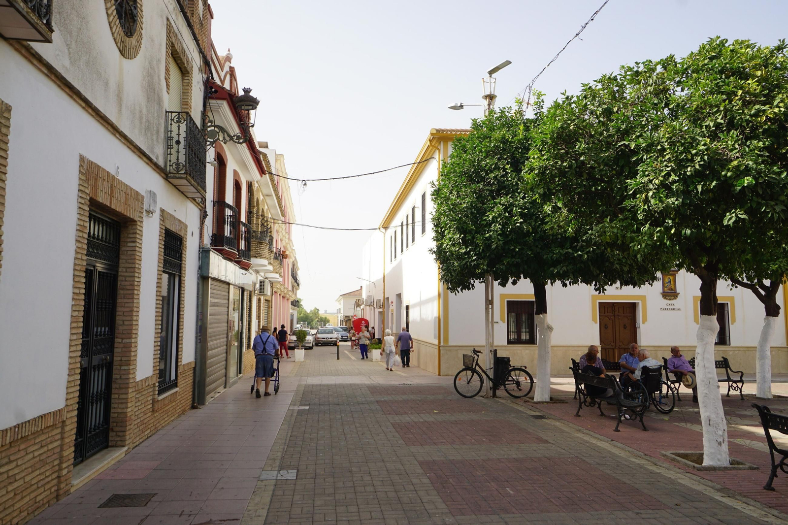 Ambiente en un pueblo de Córdoba.