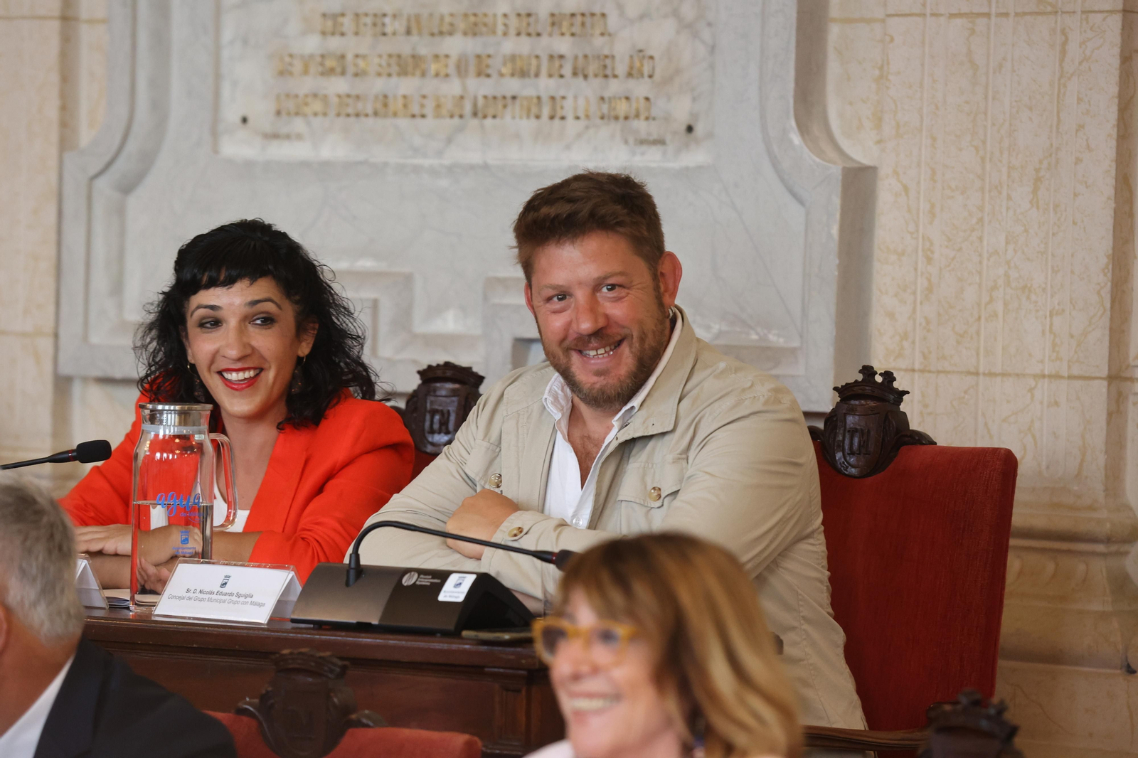 La investidura del alcalde de Málaga, en imágenes