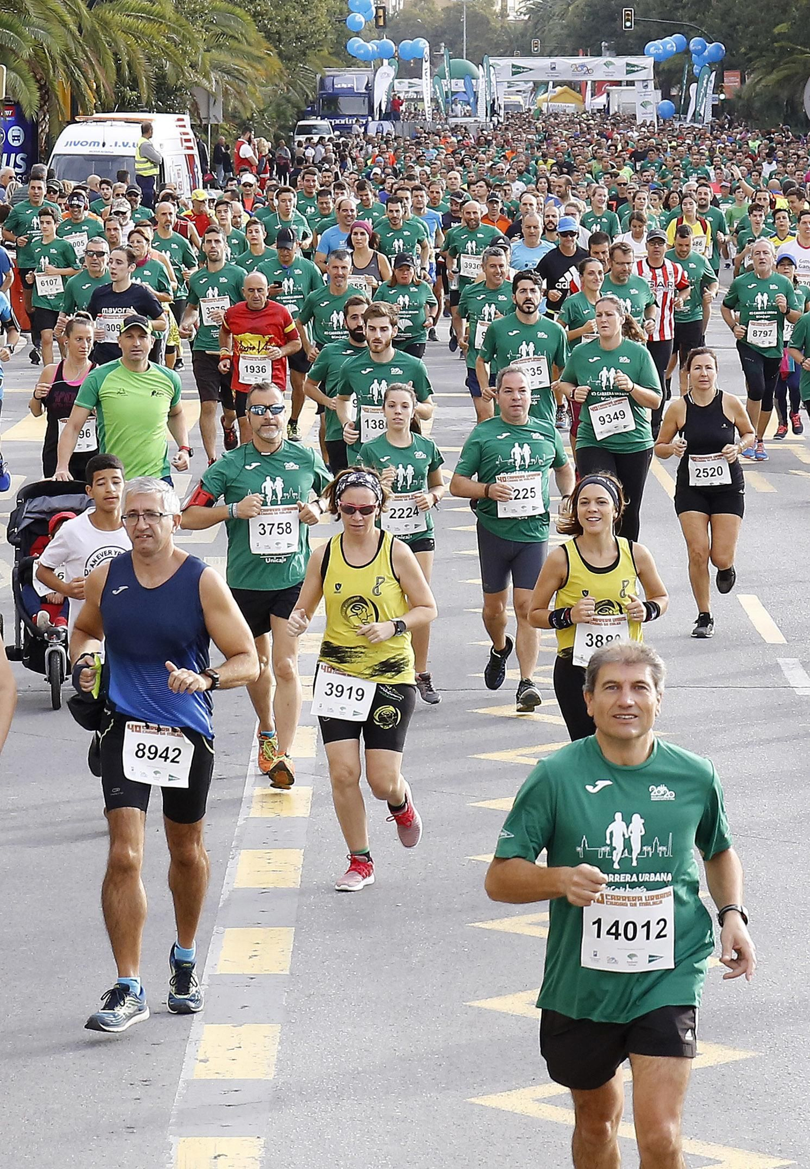 La Carrera Urbana Ciudad de Málaga, en imágenes