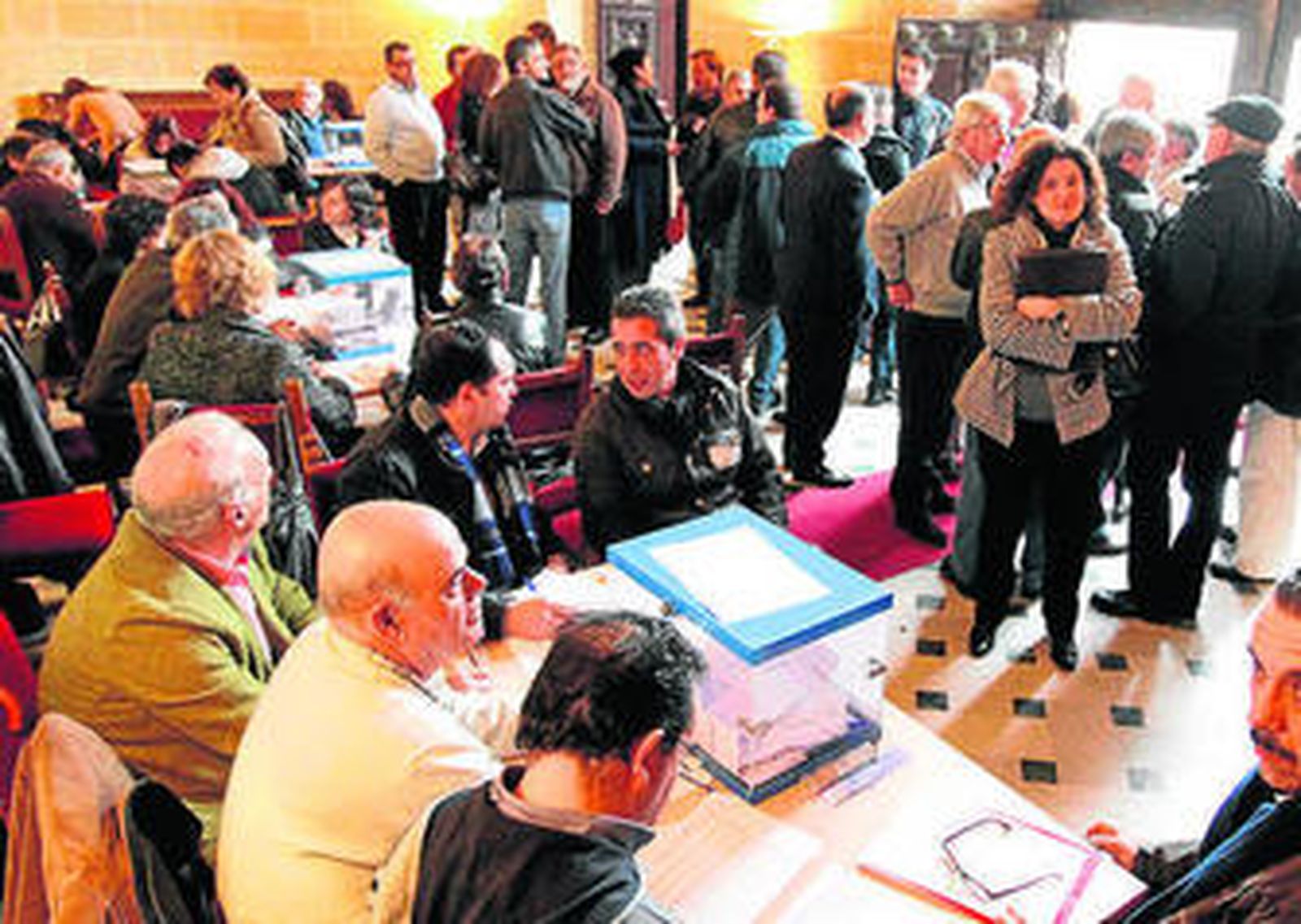 Un momento de las elecciones celebradas el pasado miércoles.