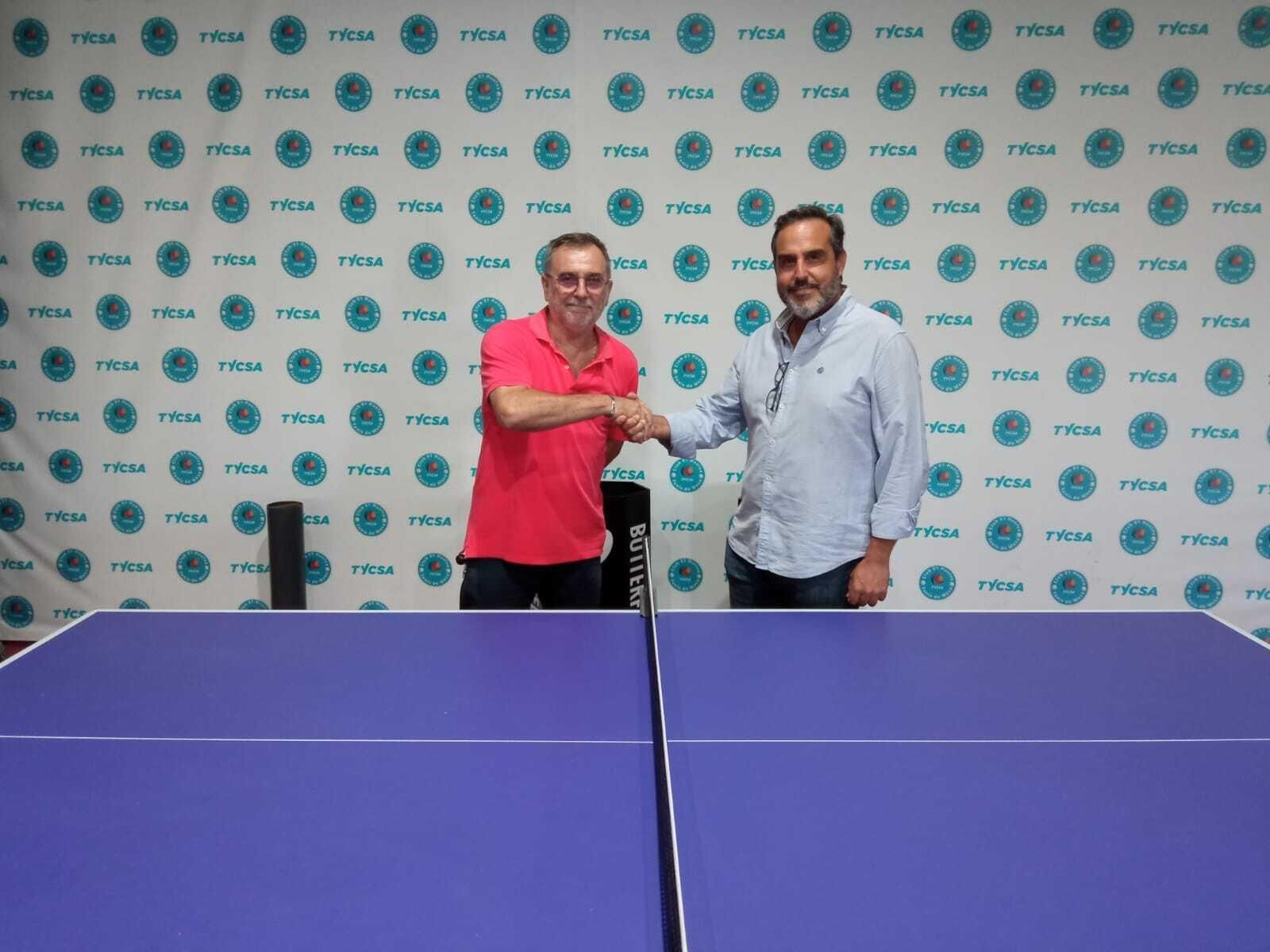 Patrocinio de Tycsa con el Club 81 Tenis de Mesa de Huelva.