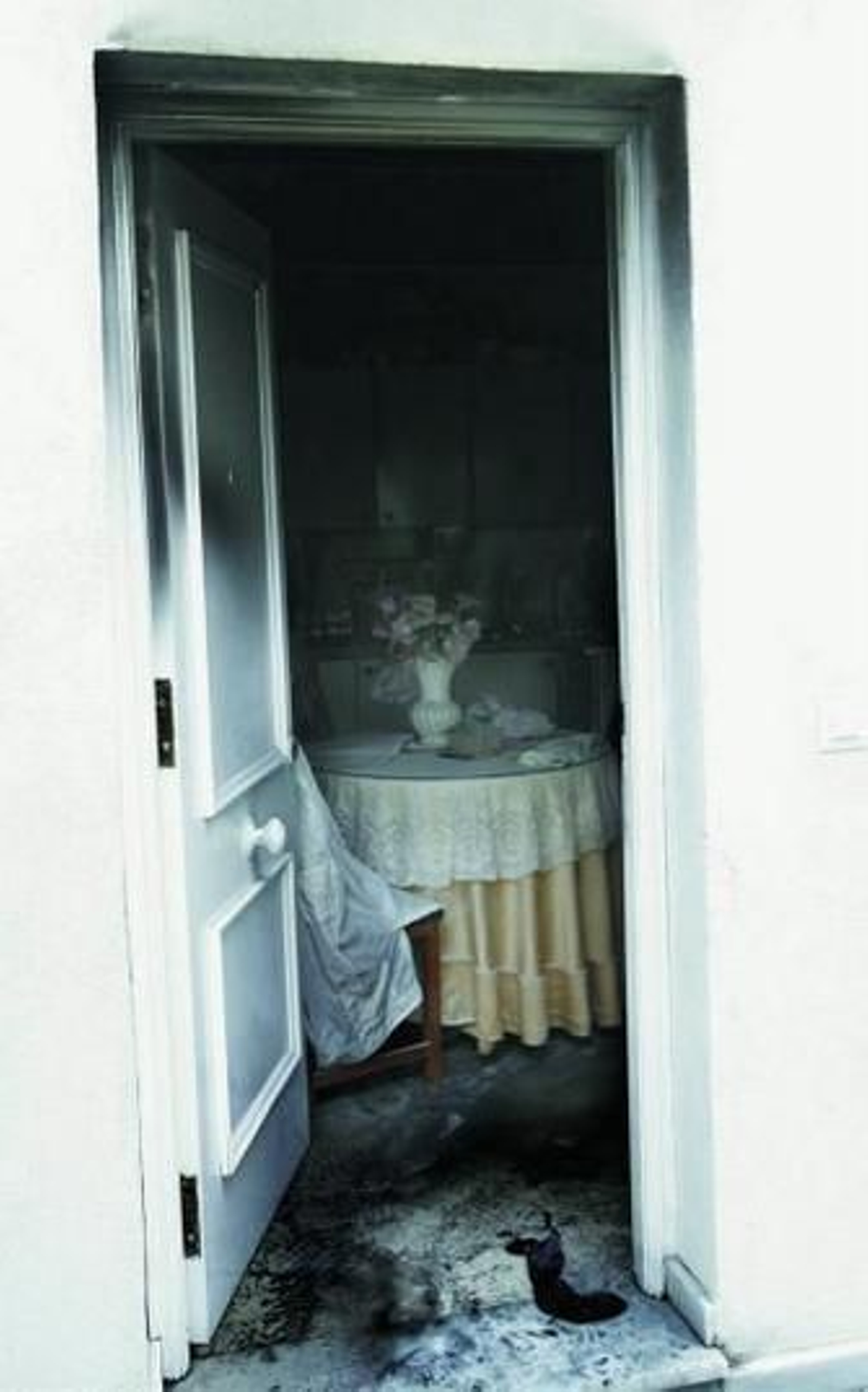 La vivienda afectada se encontraba vacía.