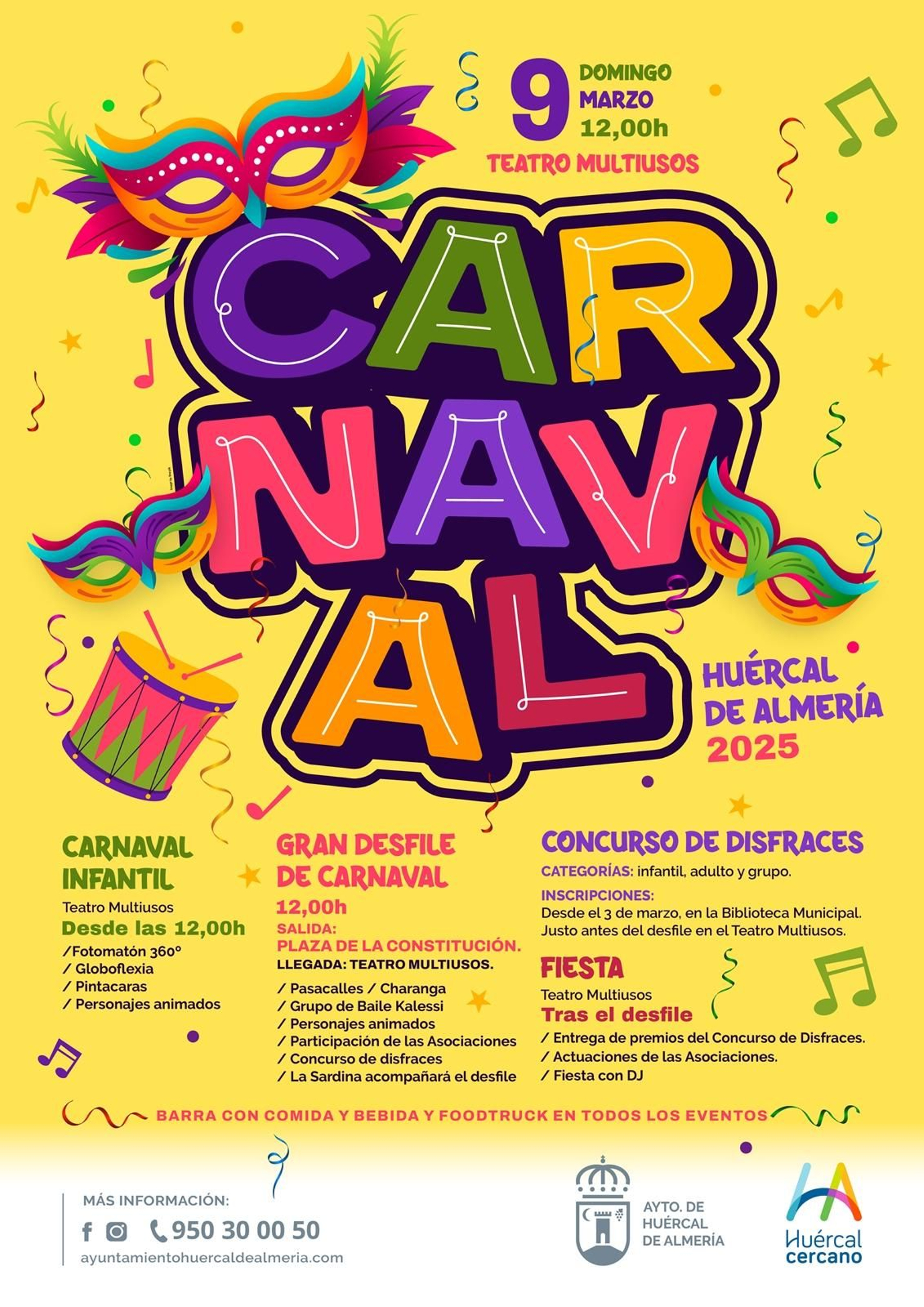 Cartel completo del Carnaval.