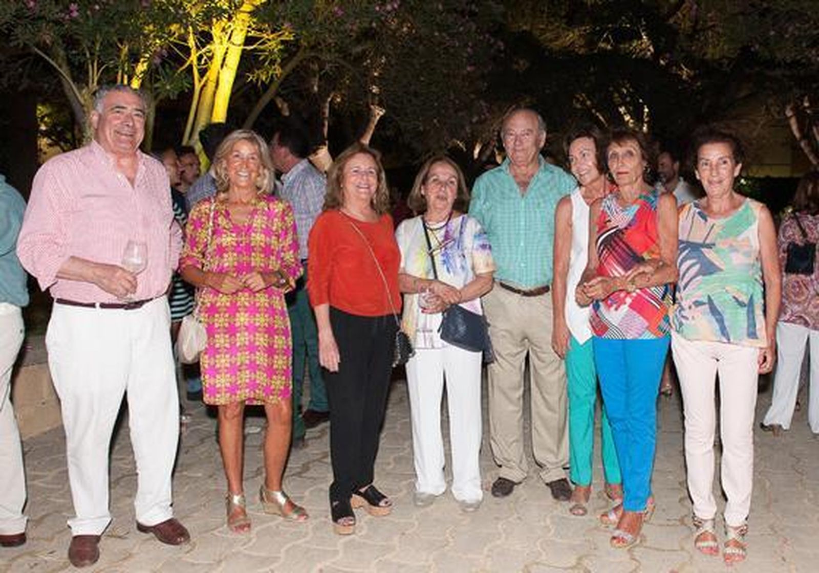 Francisco Eugui, Marita Picardo, Leonor  Villar, María del Carmen Romero, Juan Carlos Villata, Marta Echevarria, Pilu Aguirre y Almudena  Cabanyes.  Foto: Ignacio Casas de Ciria