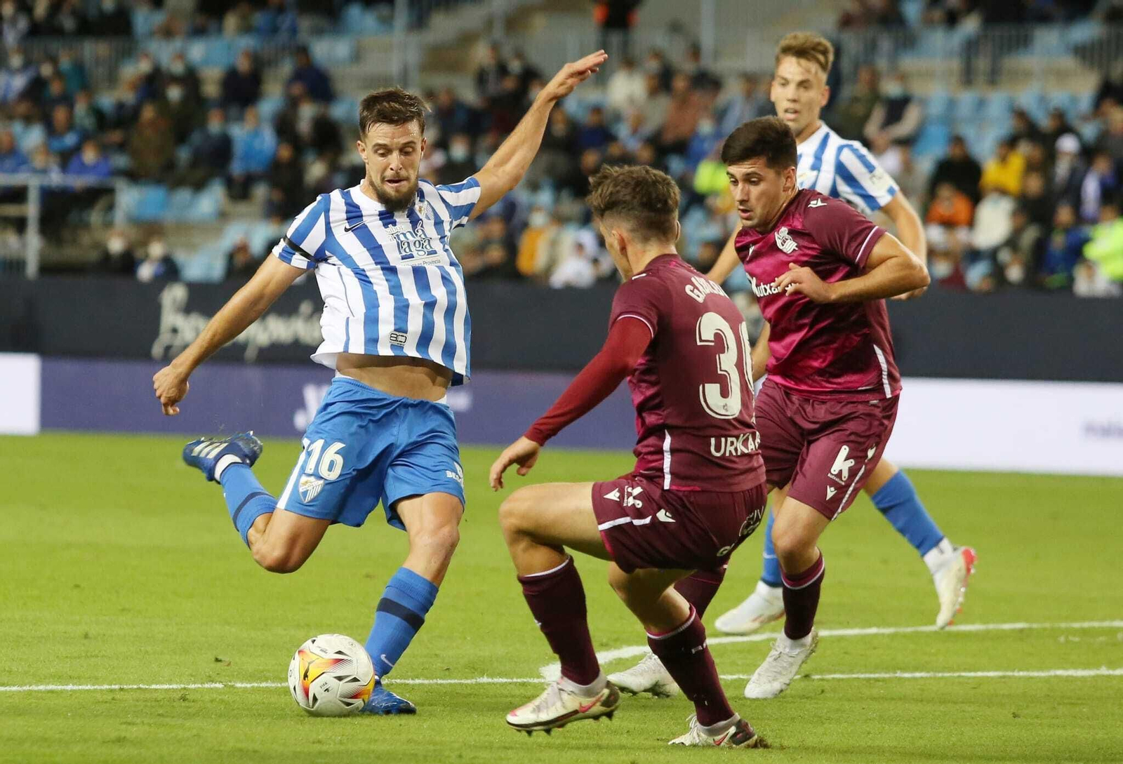 Las fotos del Málaga-Real Sociedad B