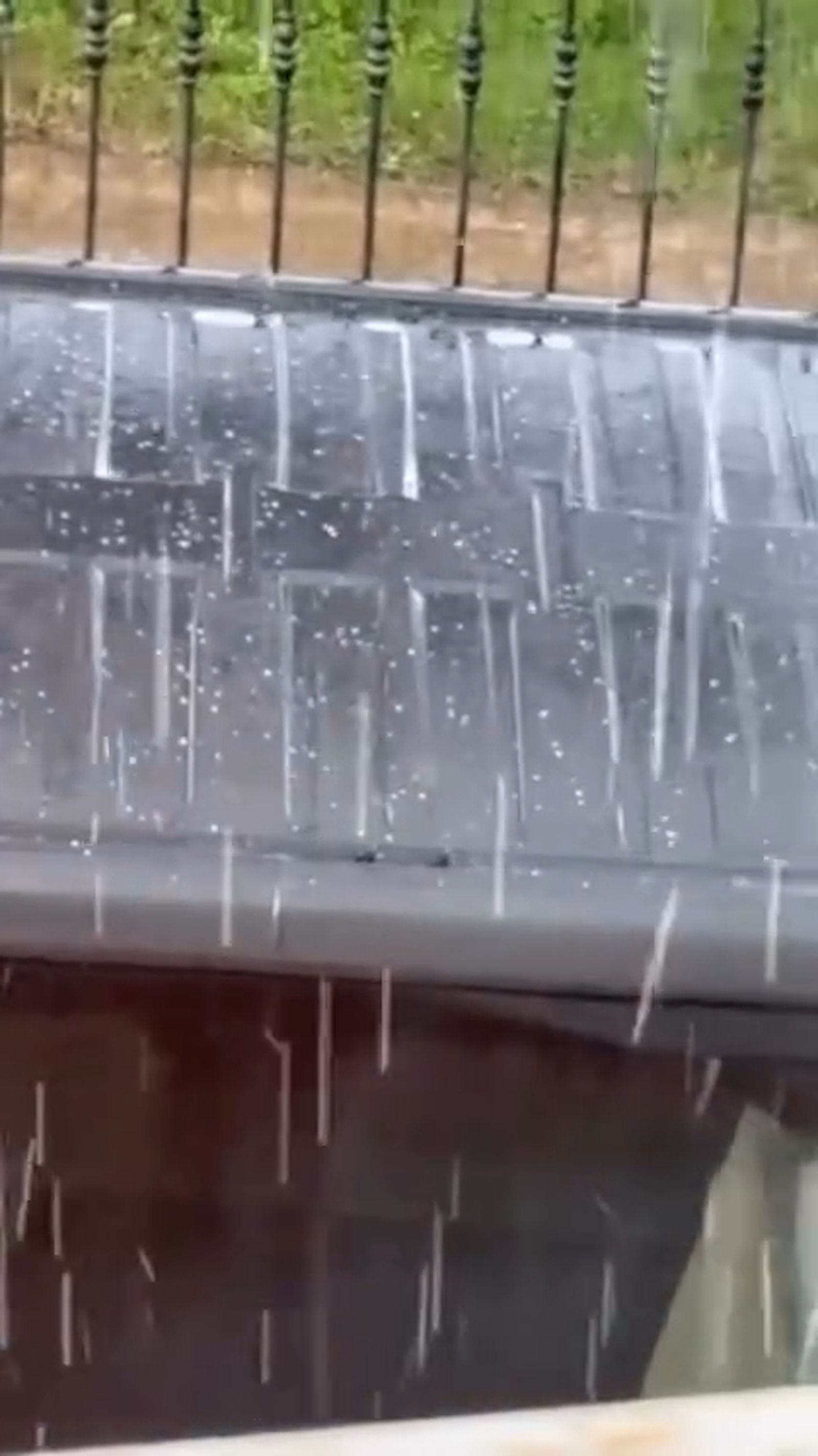 Granizada sobre Lepe este sábado al mediodía