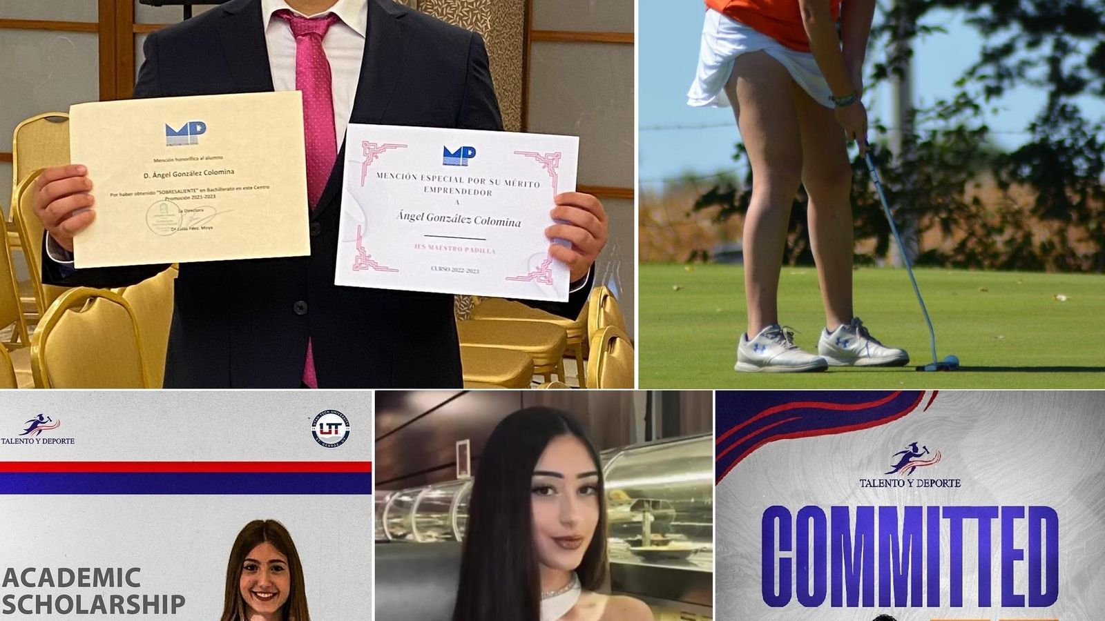 Tres estudiantes que inician su aventura norteamericana