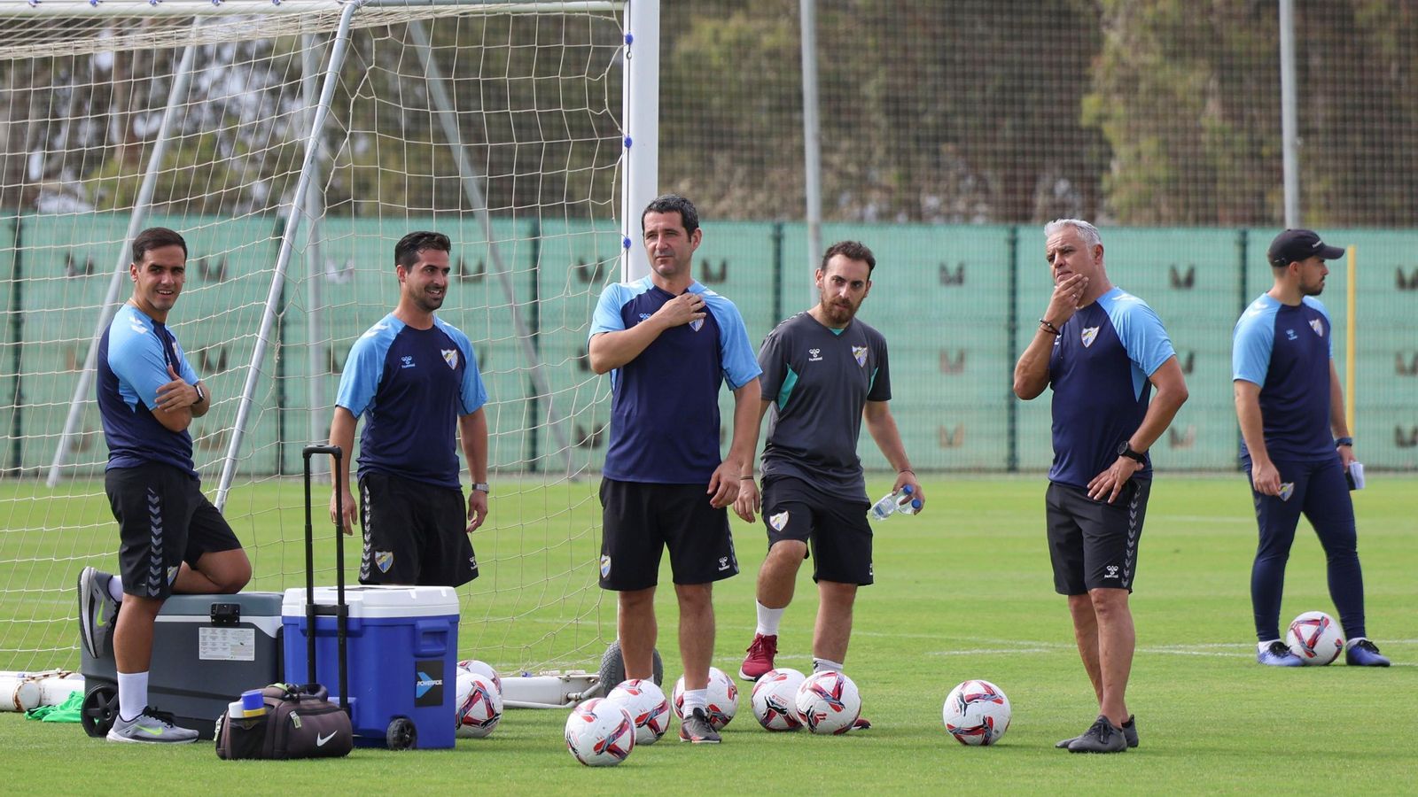 El Málaga CF prueba la Ciudad Deportiva de Arraijanal
