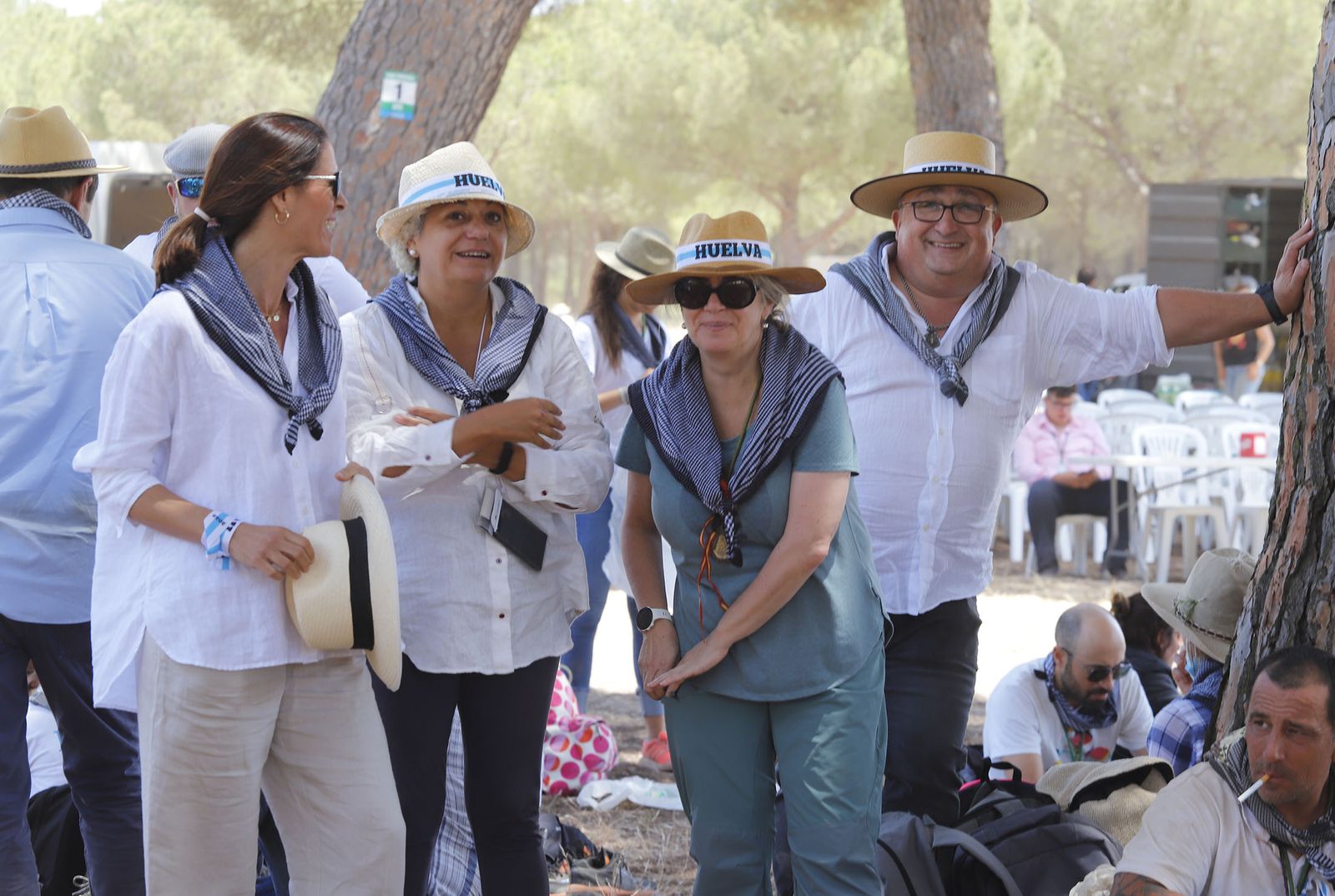 Todos los peregrinos de la Hermandad de Huelva, en imágenes