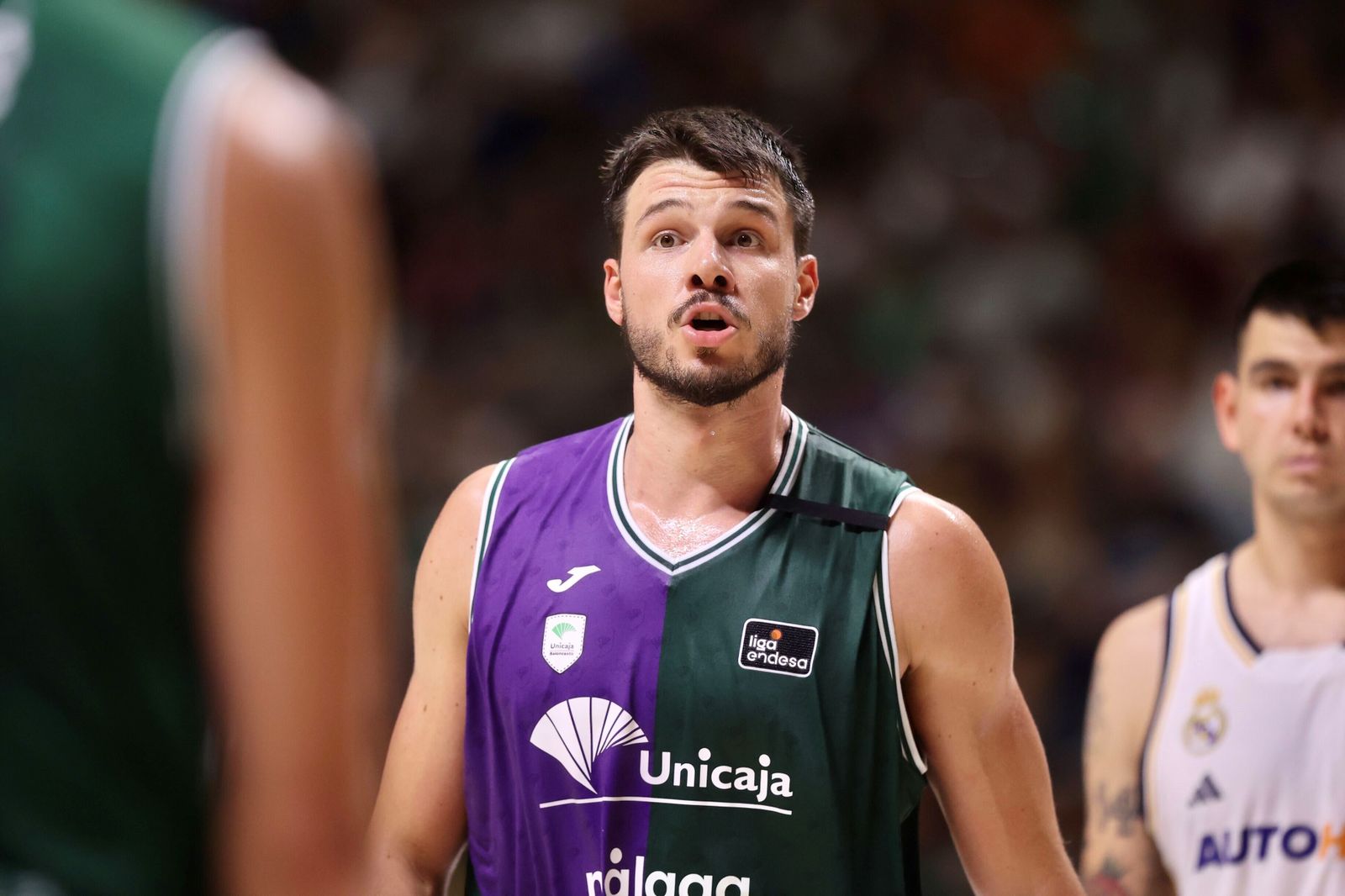 Jonathan Barreiro, ante el Madrid.