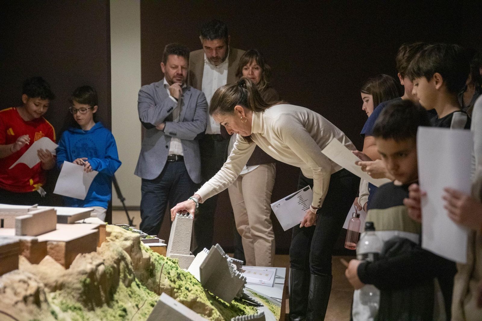 Presentación de la maqueta de la Alcazaba de Almería, en imágenes