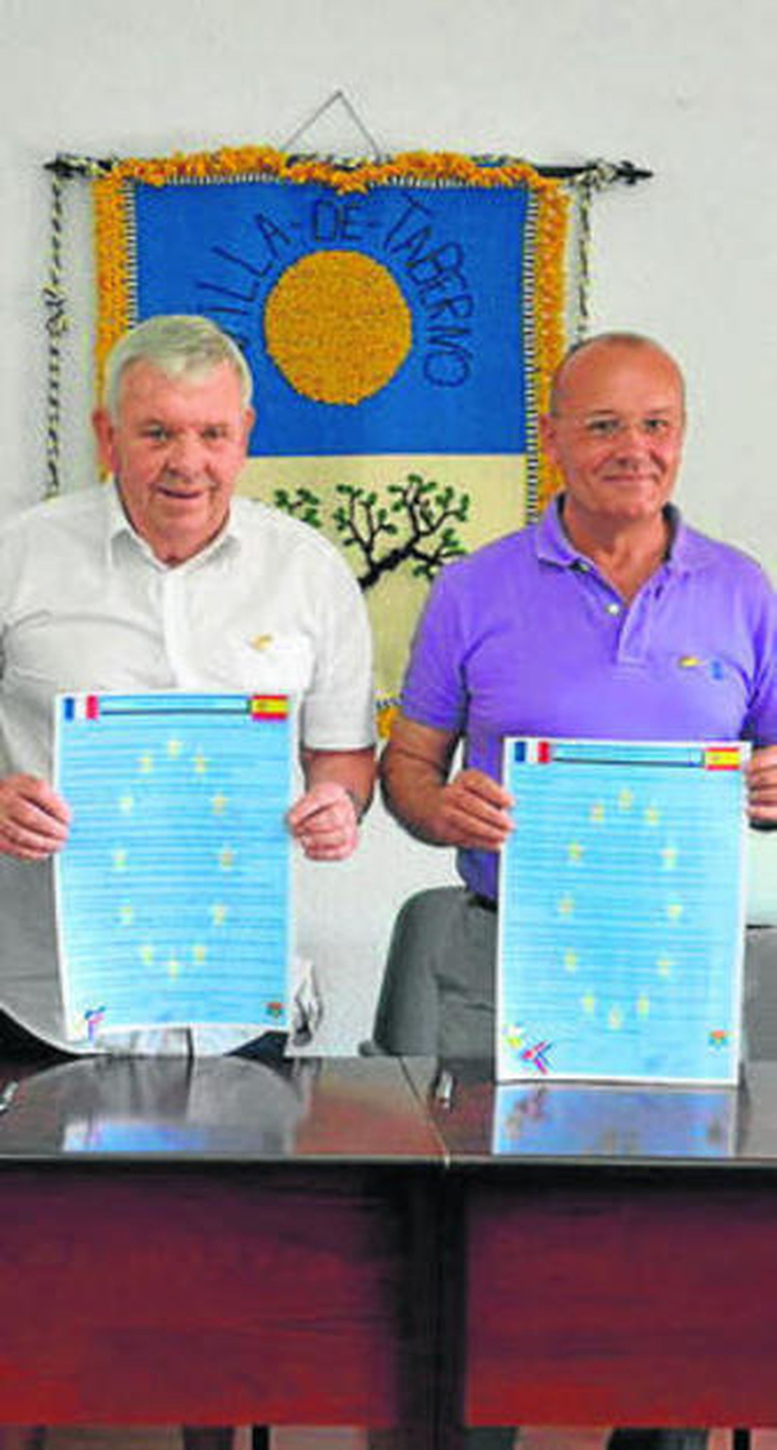 Antonio Martos junto a los franceses.