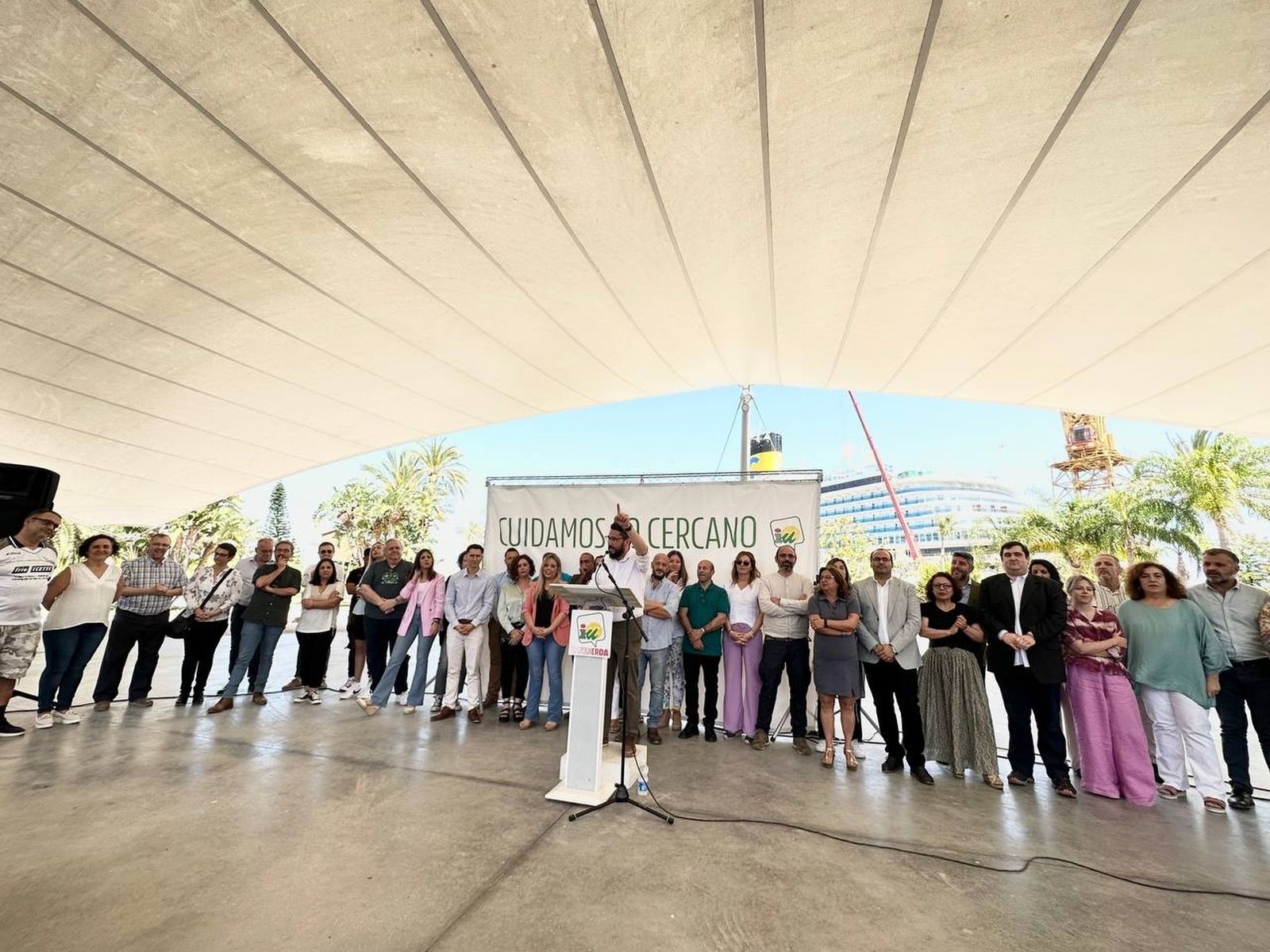 Jorge Rodríguez, durante el acto de presentación de las candidaturas.