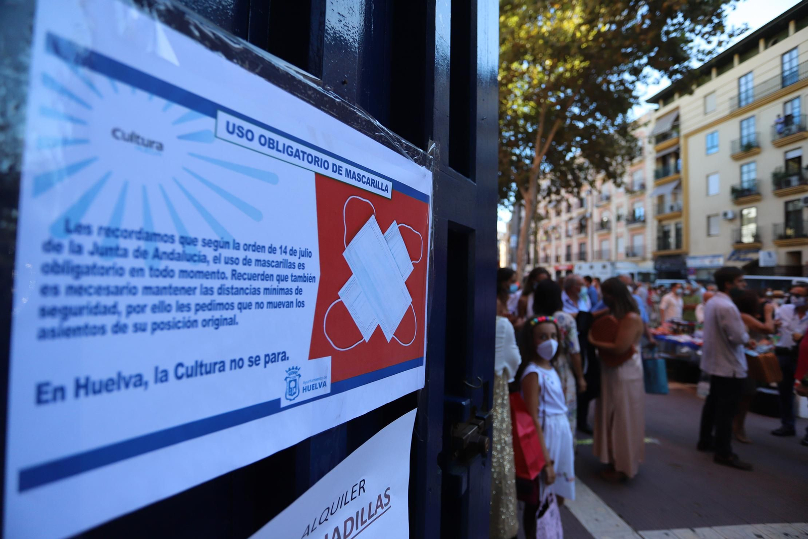 Ambiente taurino del 2 de Agosto en Huelva