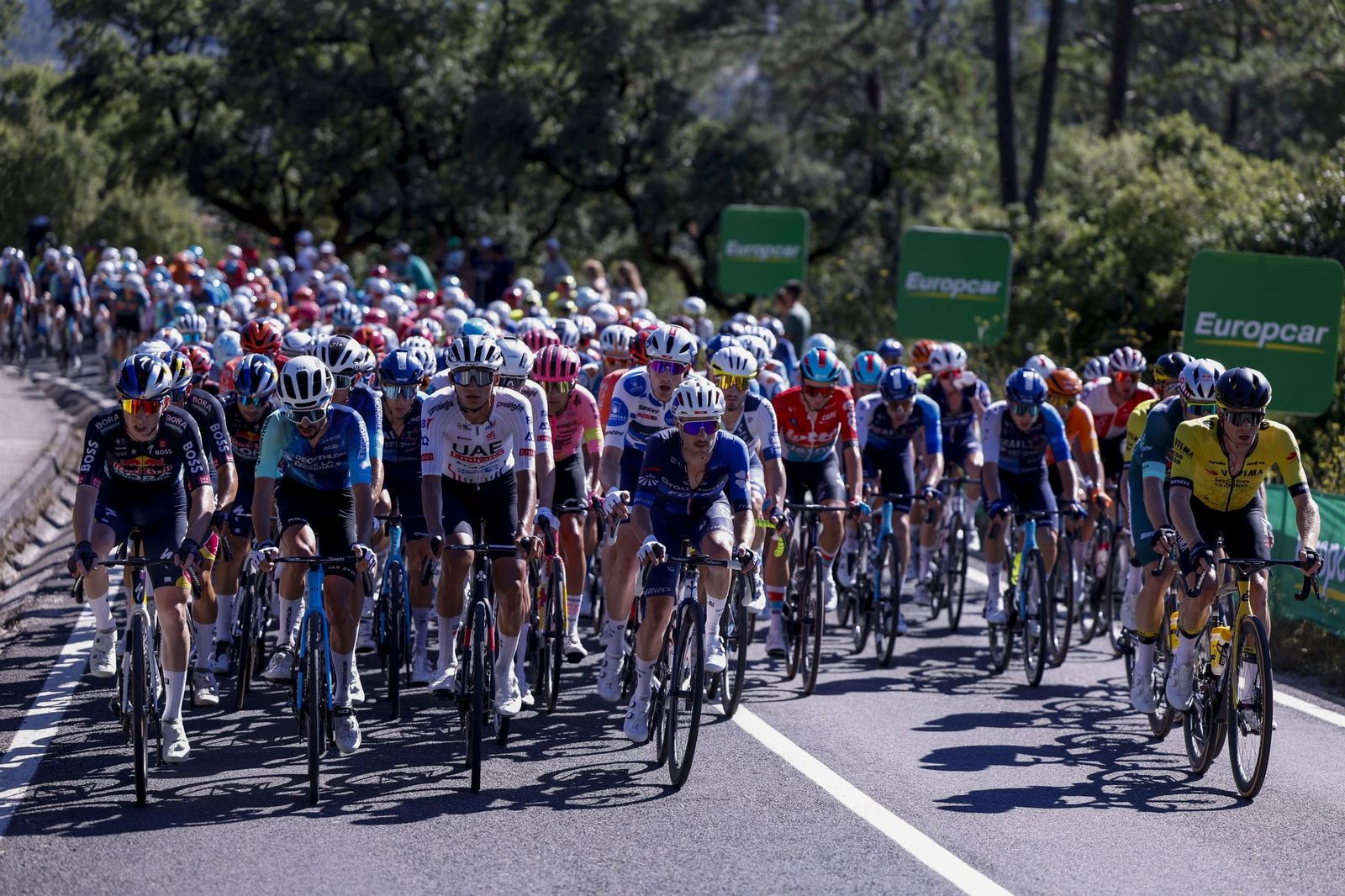 Luis Ángel Maté, protagonista en la fuga de la Vuelta a España