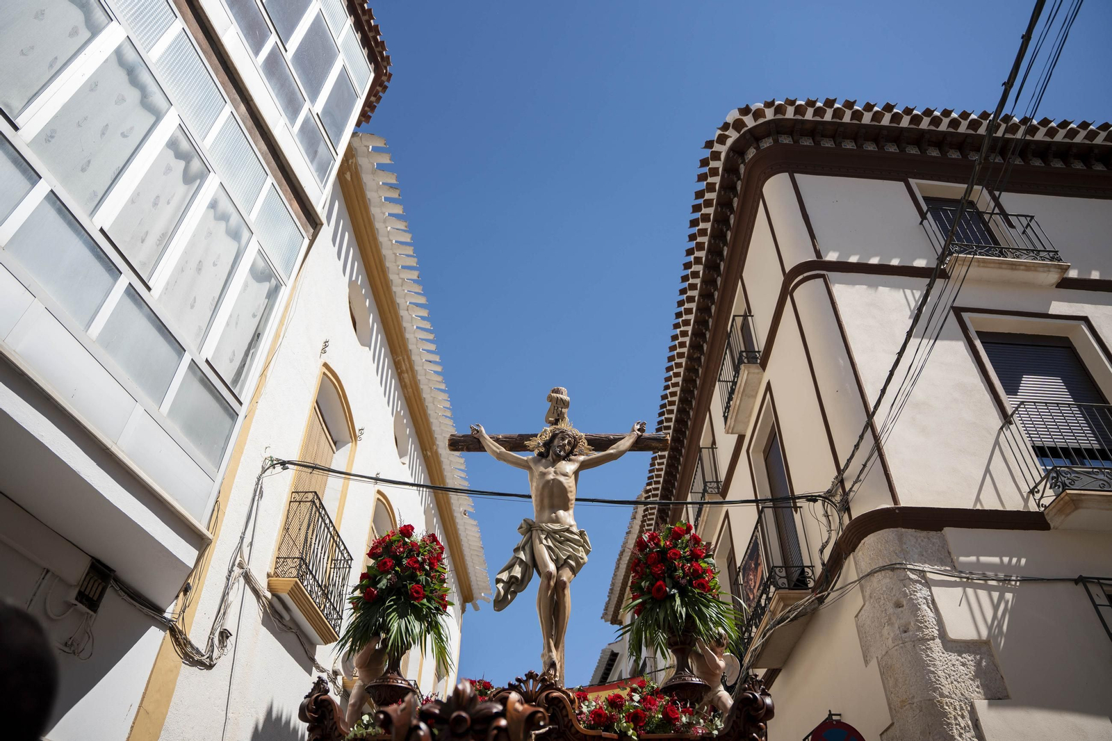 Eucaristía y procesión de Exaltación de la Cruz en la localidad de Vélez-Rubio