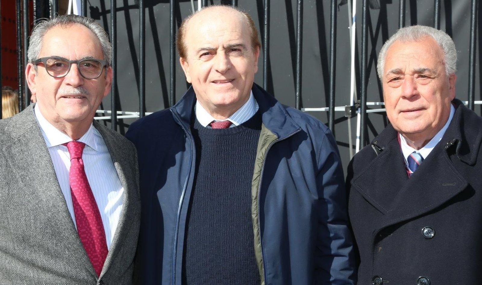 Antonio Castro (Casa Román), José Luis de El Serranito y Rafael de Borja.
