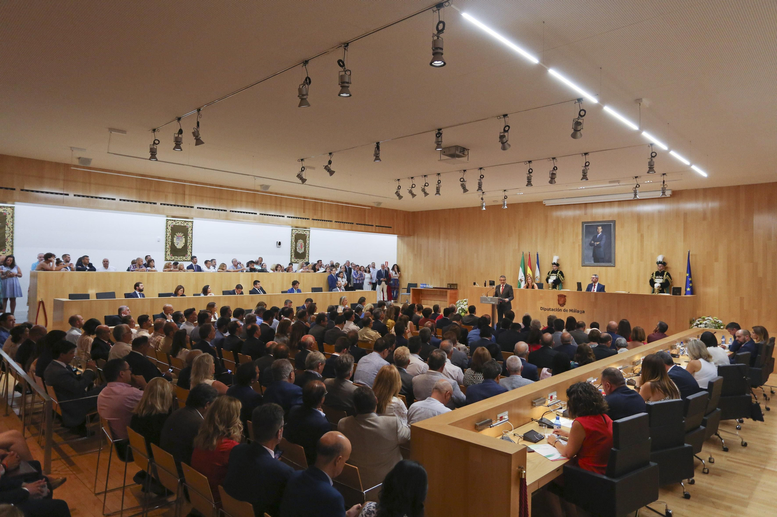 Las fotos del Pleno de la constitución de la Diputación de Málaga