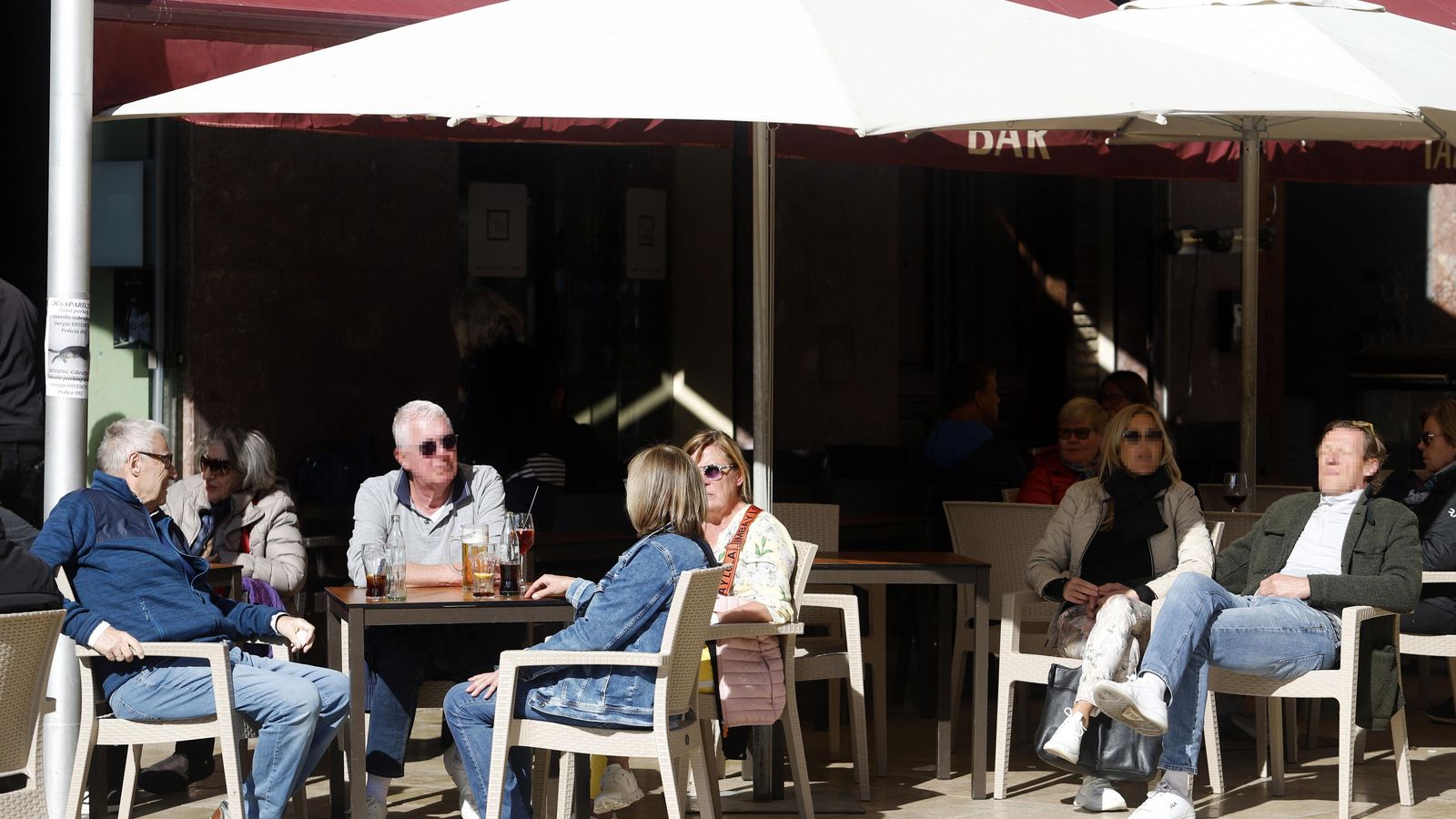 Turistas en la ciudad de Málaga