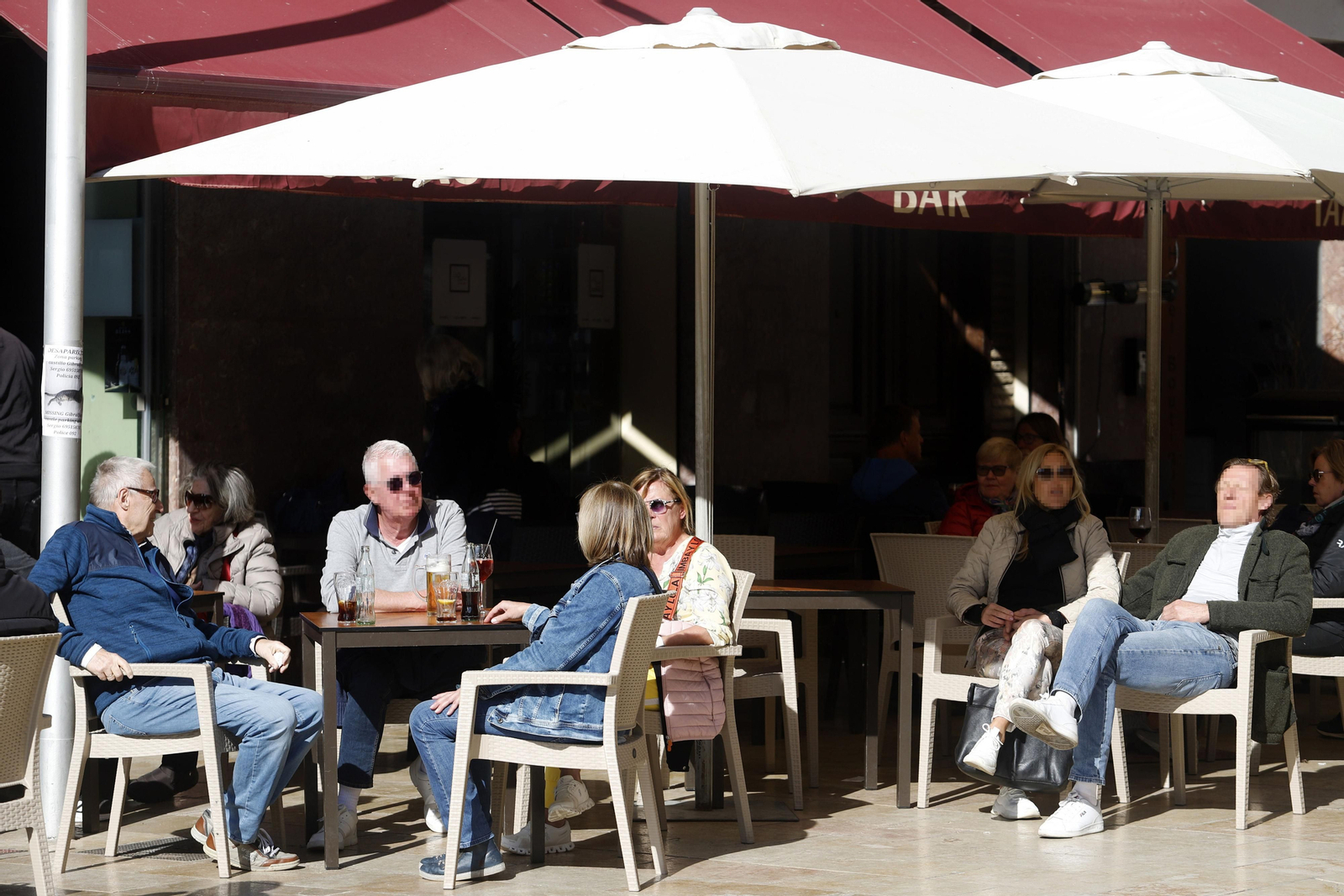 Turistas en la ciudad de Málaga