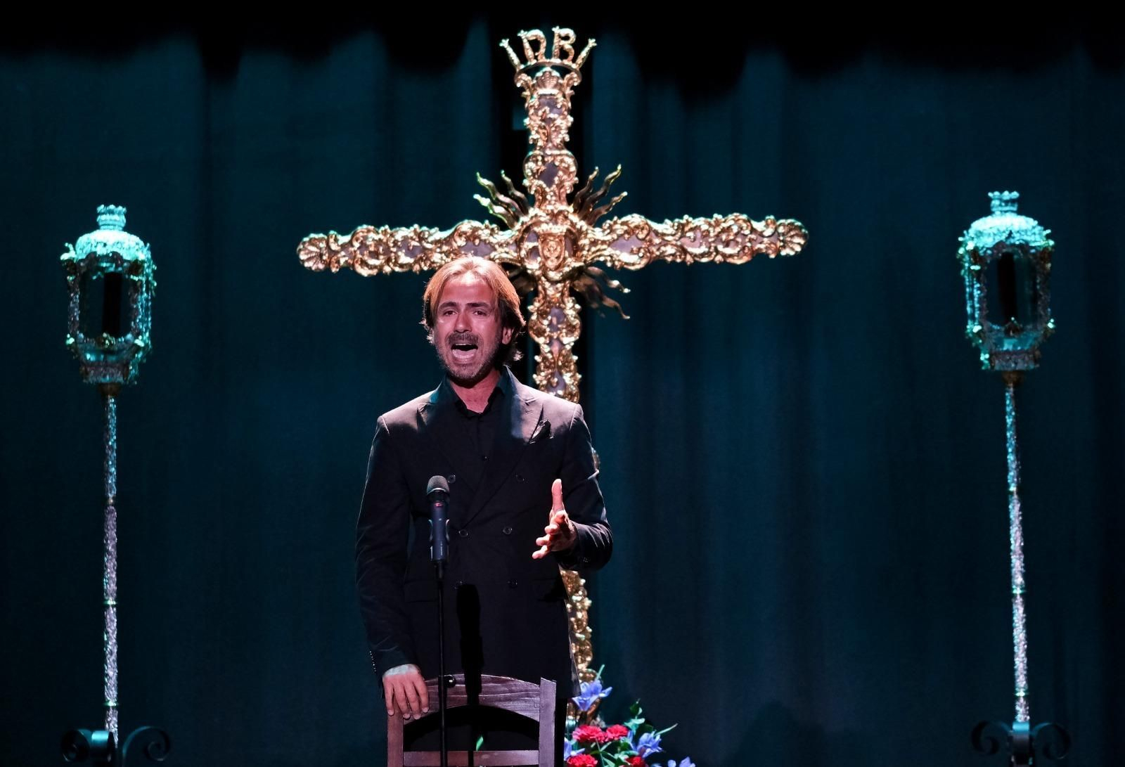 Juan de Mairena, durante su intervención en la final.