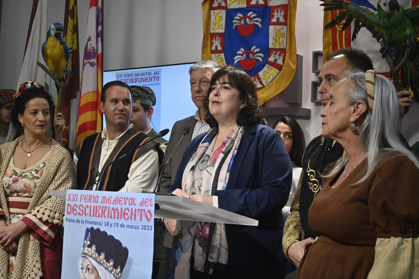 Presentación de la Feria Medieval de Palos en imágenes