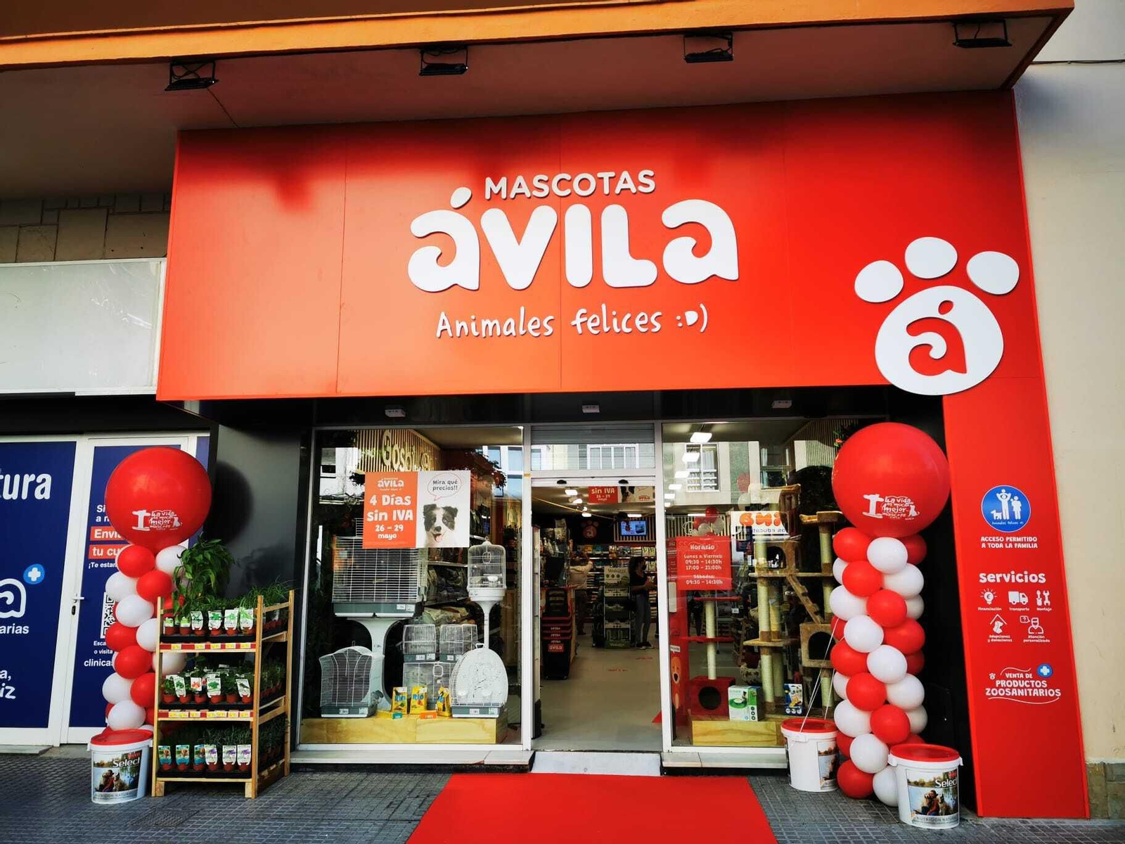 La nueva tienda de Mascotas Ávila en la capital.